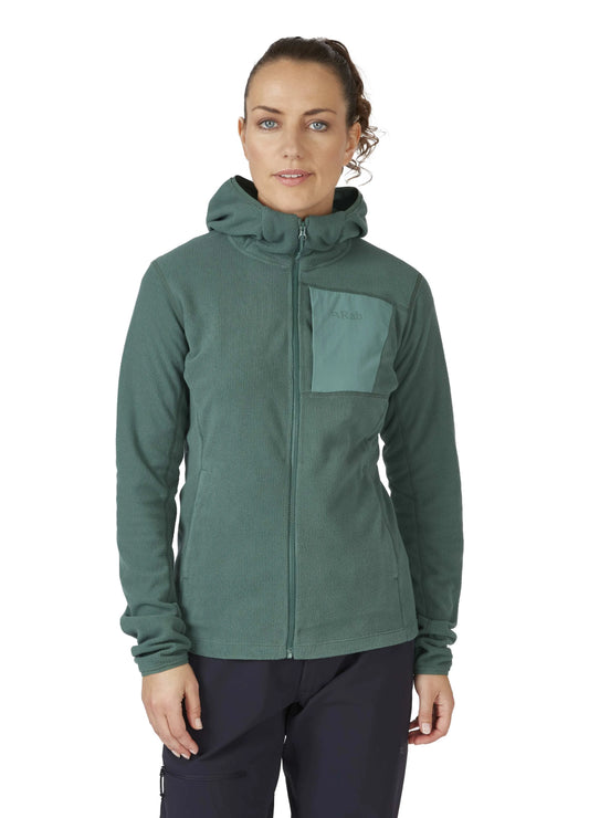 Rab Tecton Hoody Wmns Green Slate / 16/XL
