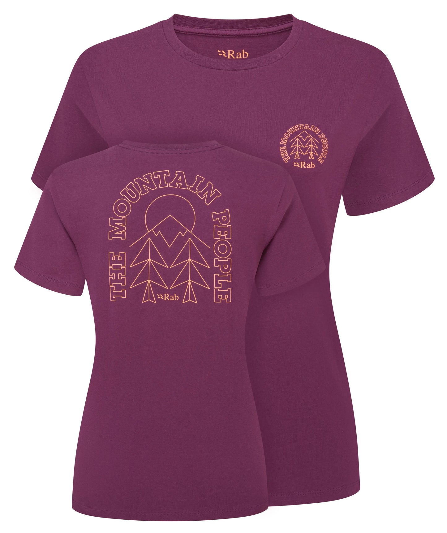 Rab Tuku Cirque Tee Wmns Mulberry / 16/XL