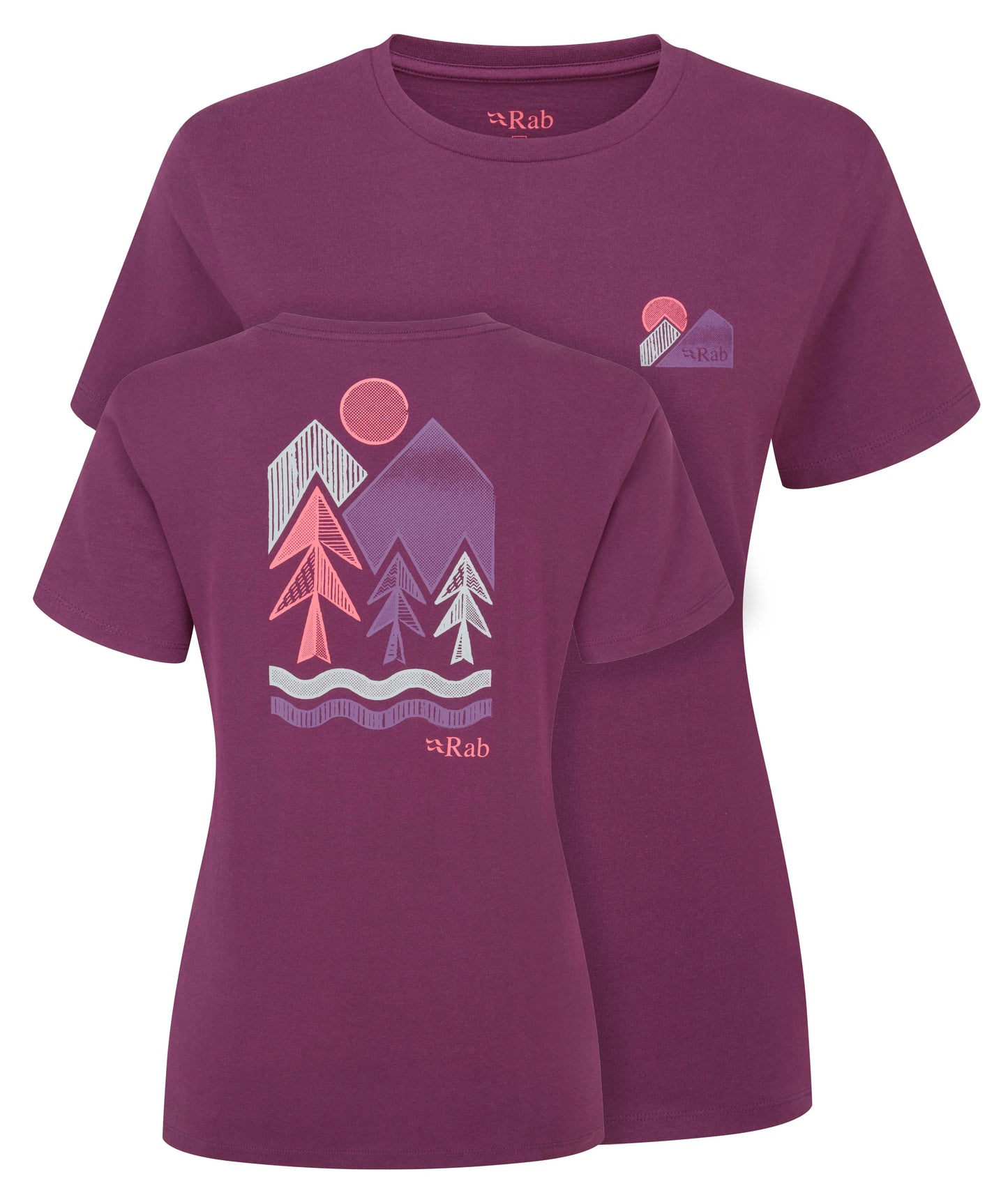 Rab Tuku Vista Tee Wmns Mulberry / 16/XL
