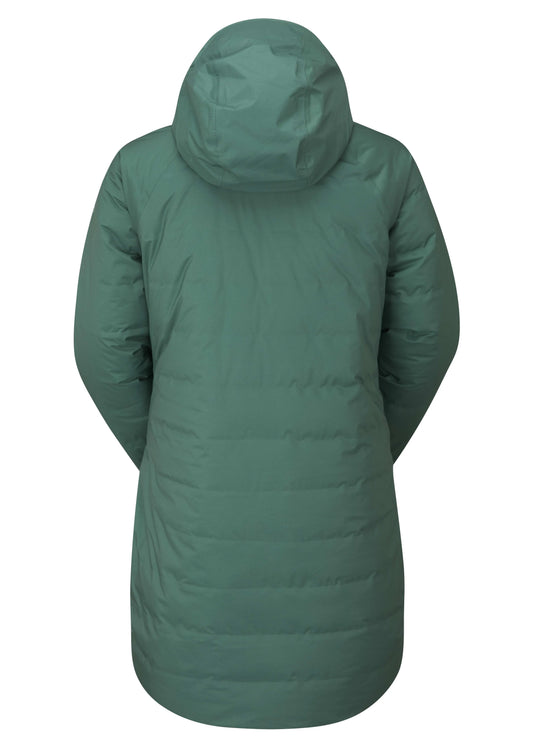 Rab Valiance Parka Wmns Green Slate / 16/XL