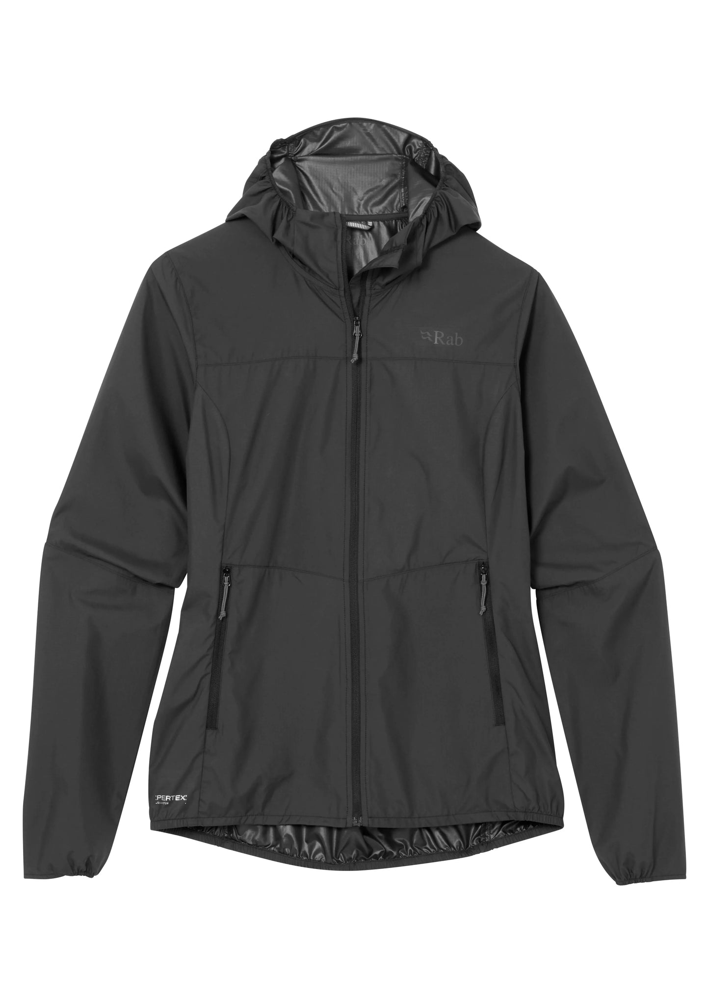 Rab Windgather Hoody Wmns Black / 16/XL