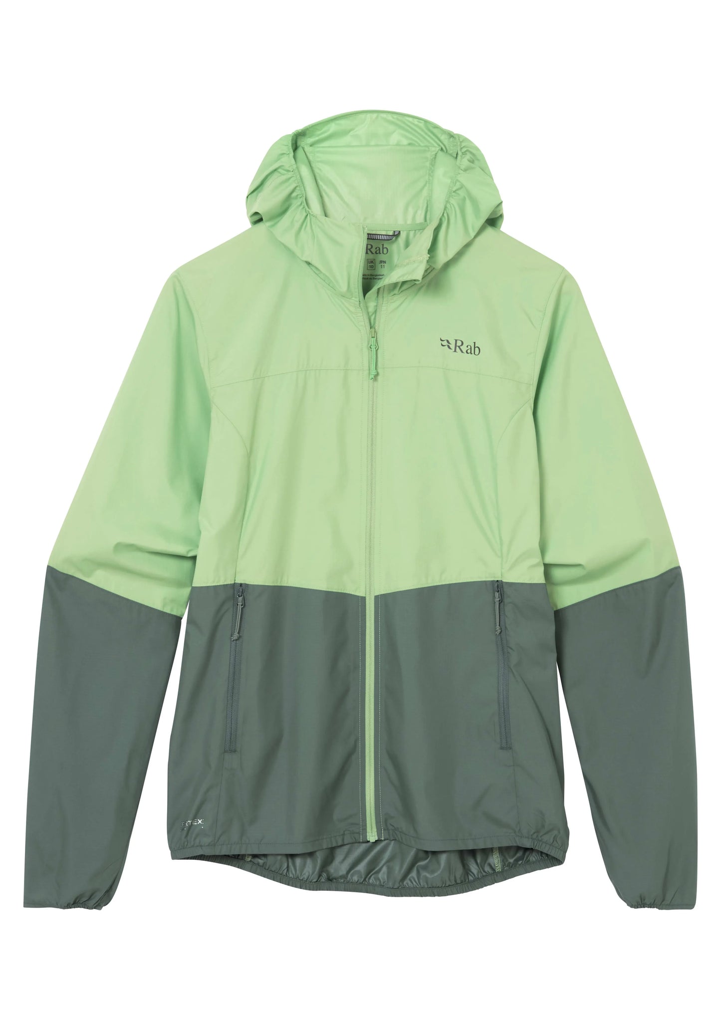 Rab Windgather Hoody Wmns Fig Green/Sage / 16/XL