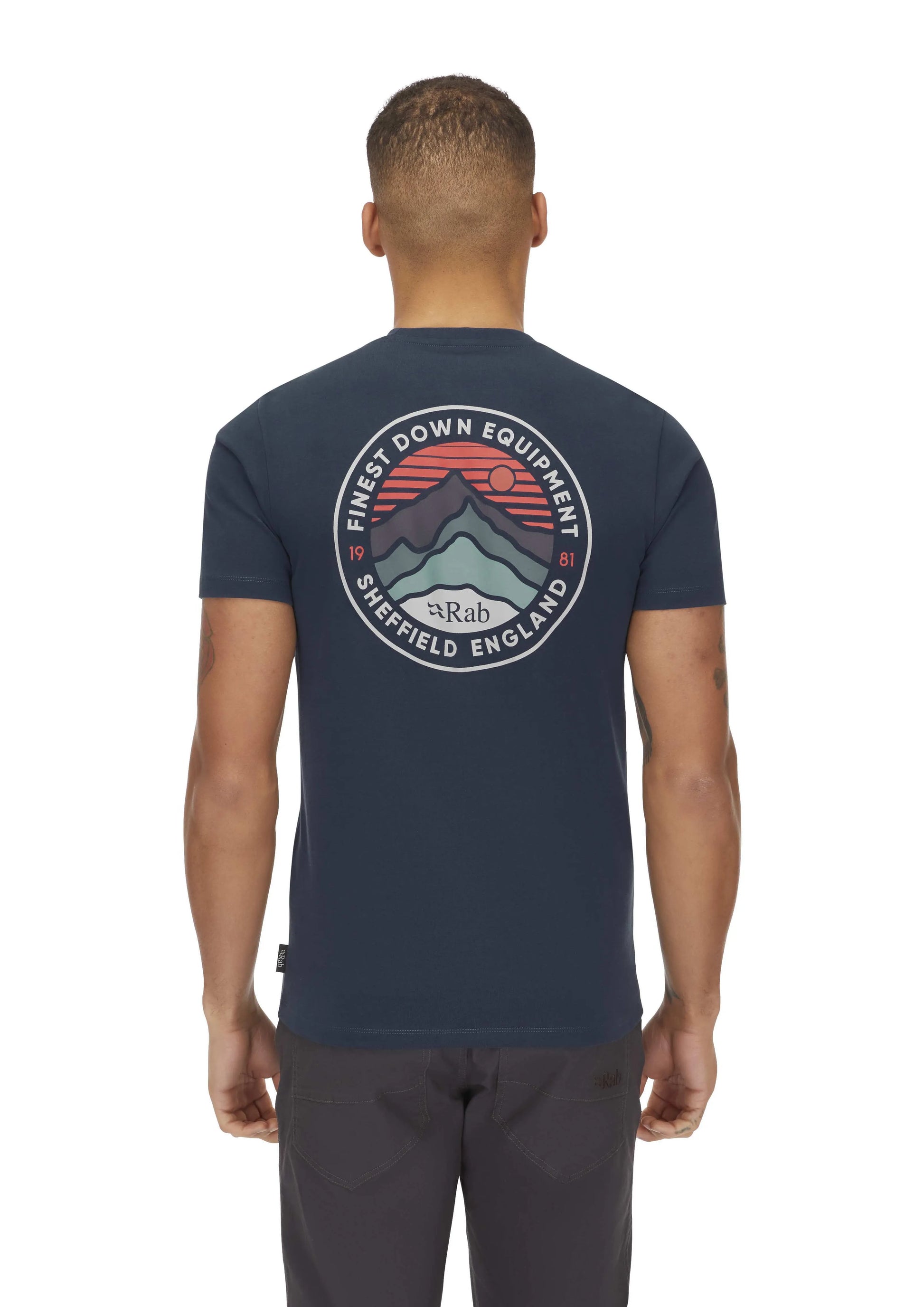 Rab Basecamp 3 Peaks Tee Tempest Blue / XXL