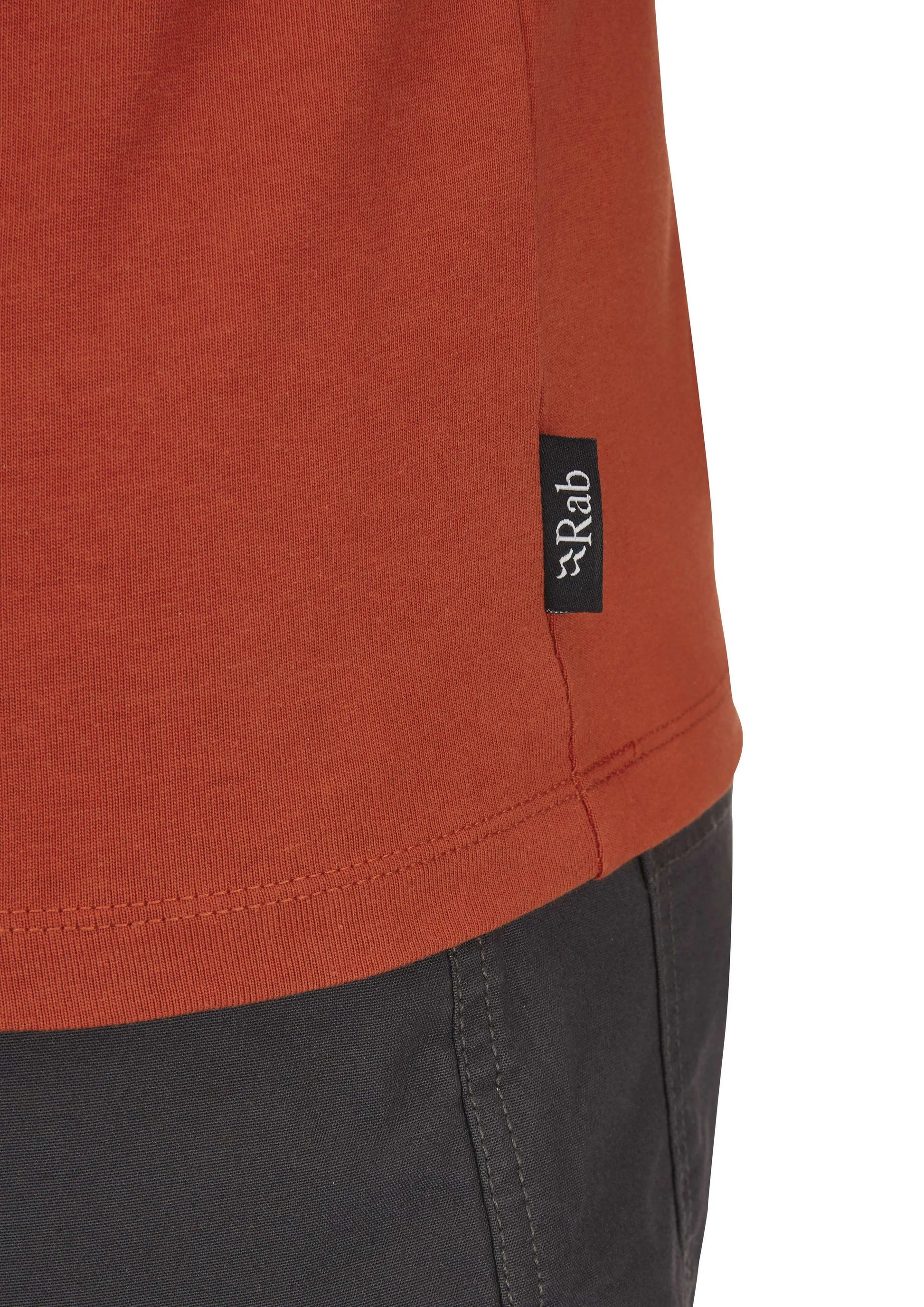 Rab Basecamp Logo Badge Tee Red Clay / XXL
