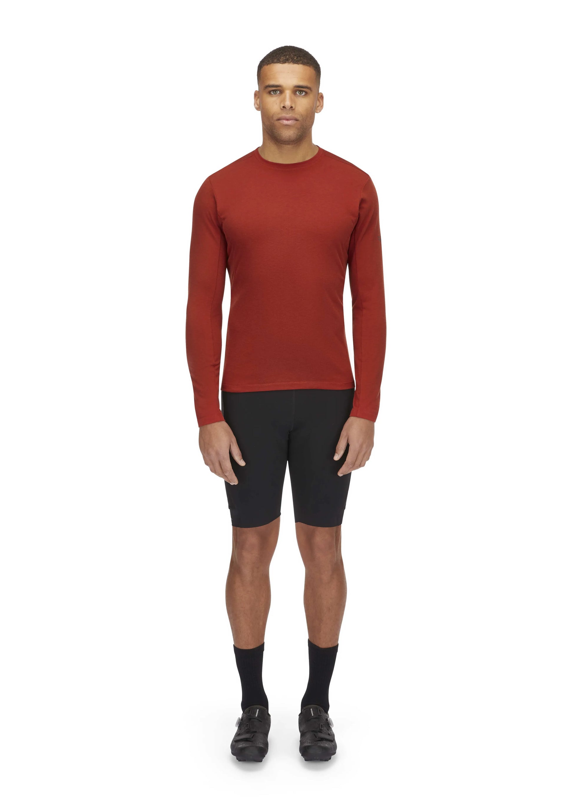 Rab Cinder Crimp LS Tee Tuscan Red / XXL