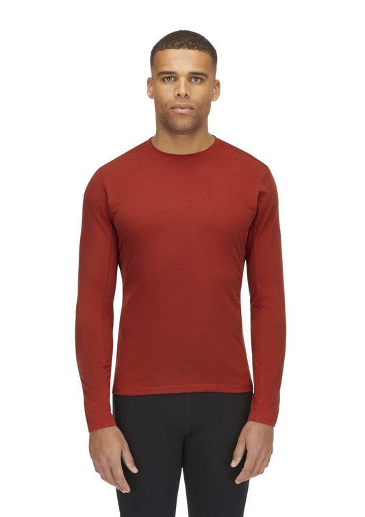 Rab Cinder Crimp LS Tee Tuscan Red / XXL