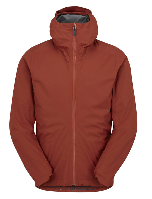 Rab Cinder Downpour Light Jacket Tuscan Red / XXL