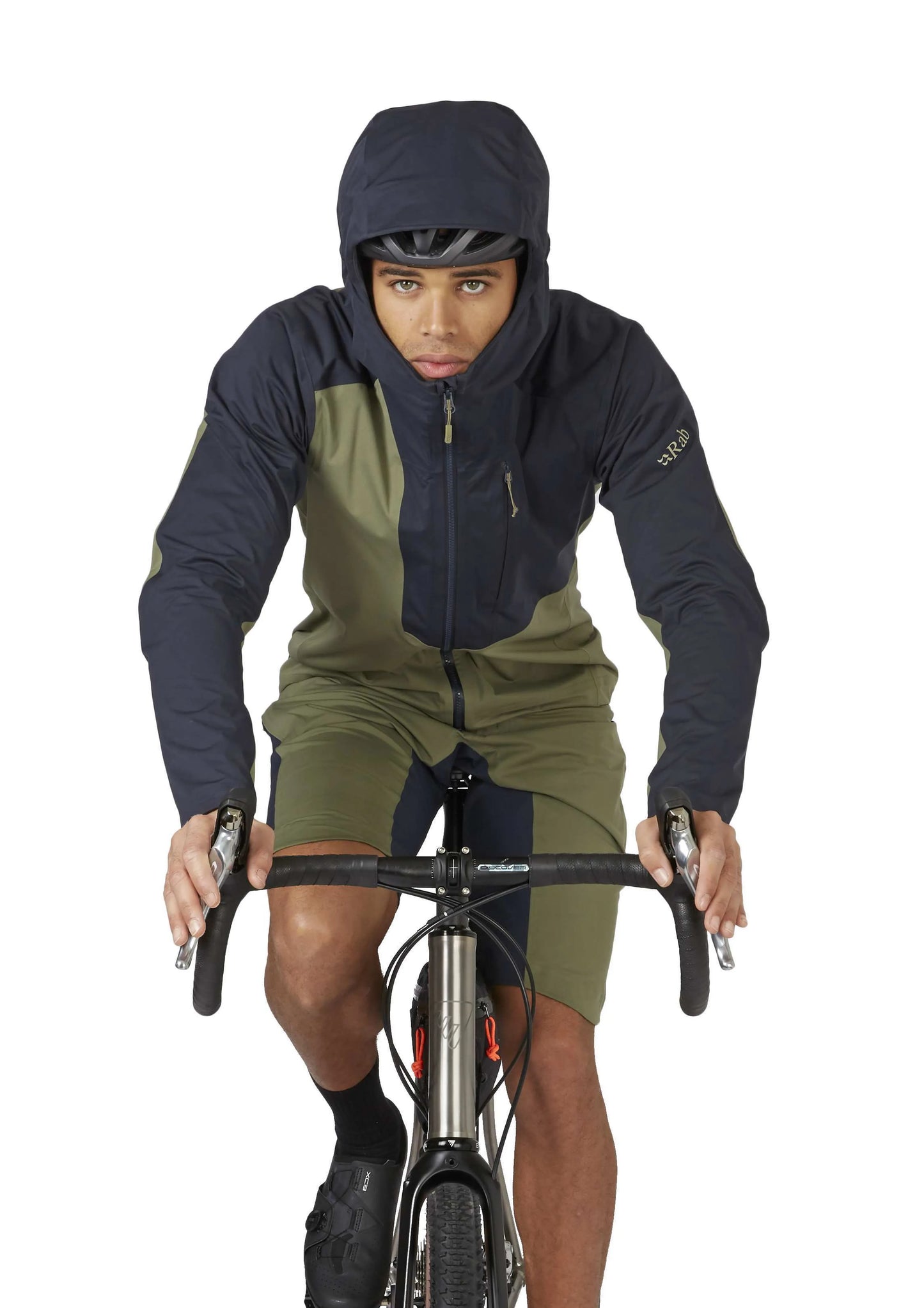 Rab Cinder Kinetic Jacket Light Khaki/Beluga / XL
