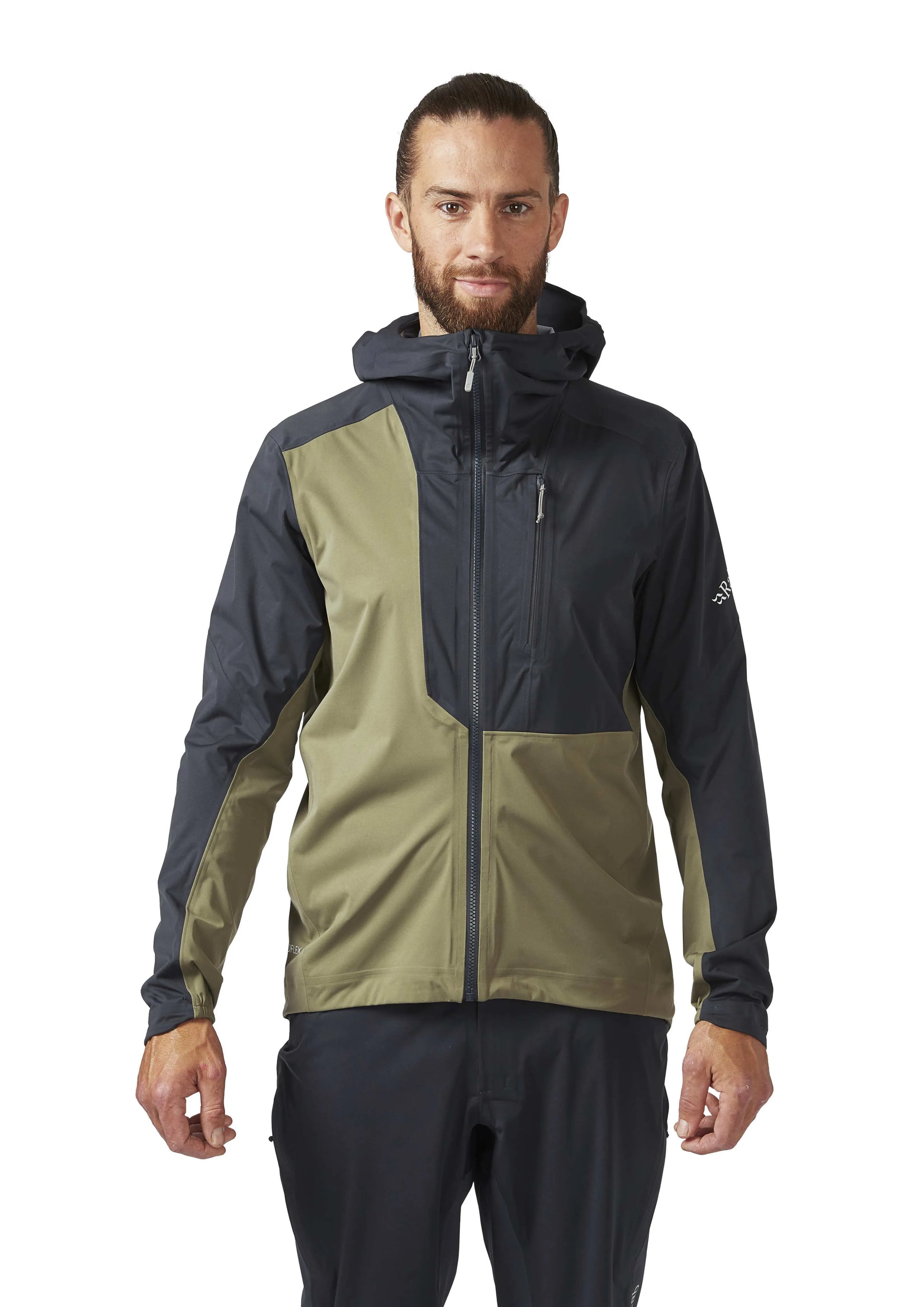 Rab Cinder Kinetic Jacket Light Khaki/Beluga / XL