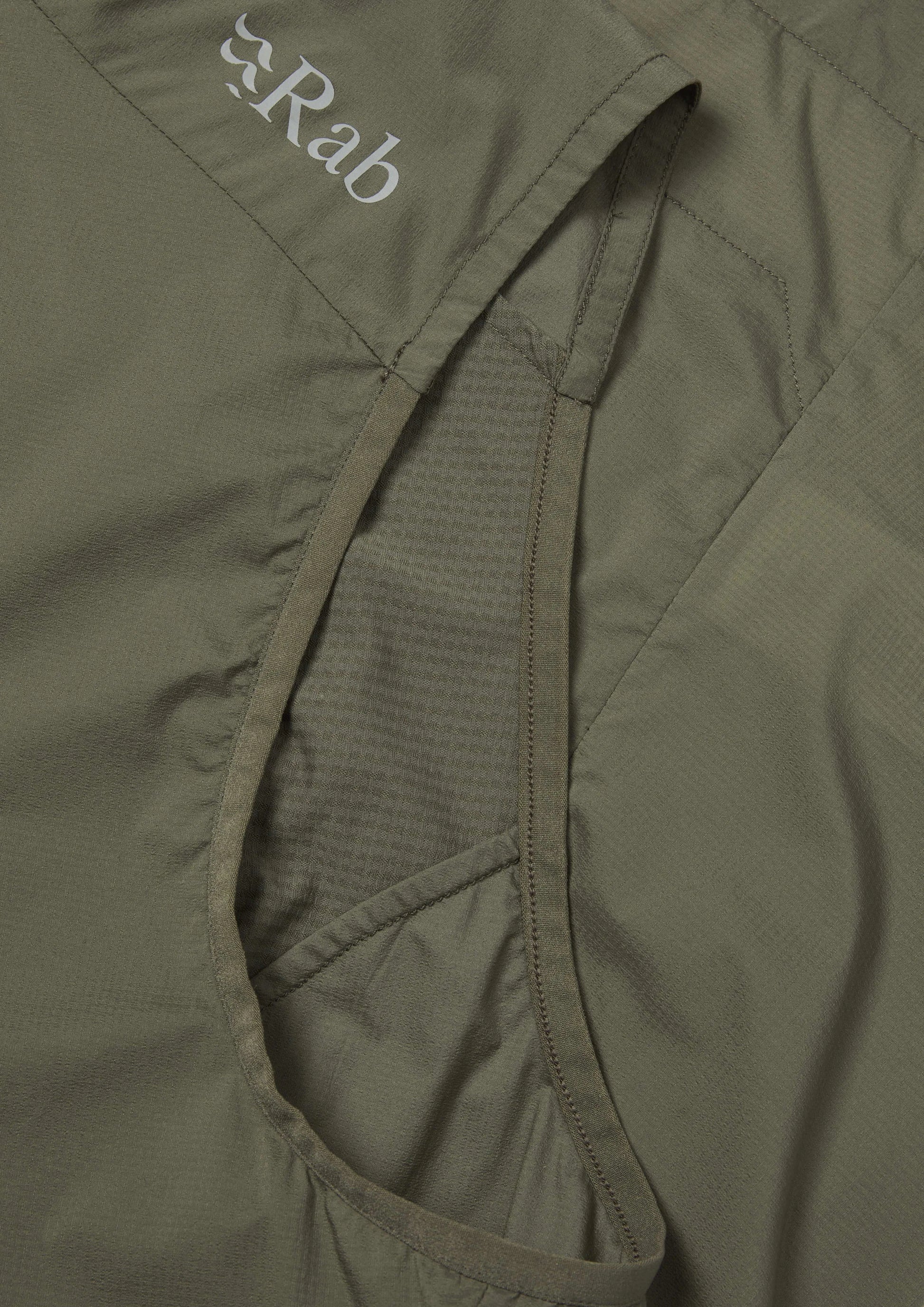 Rab Cinder Windveil Vest Light Khaki / XXL