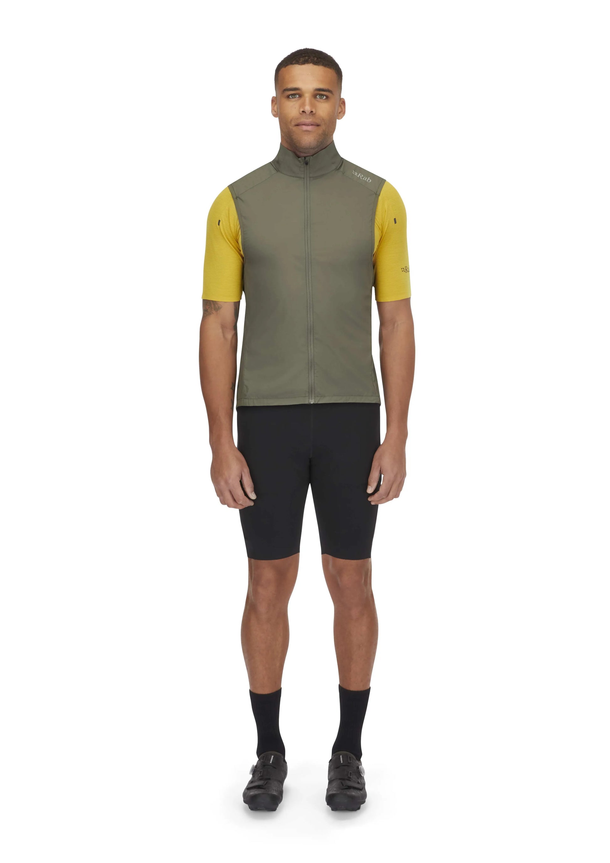 Rab Cinder Windveil Vest Light Khaki / XXL