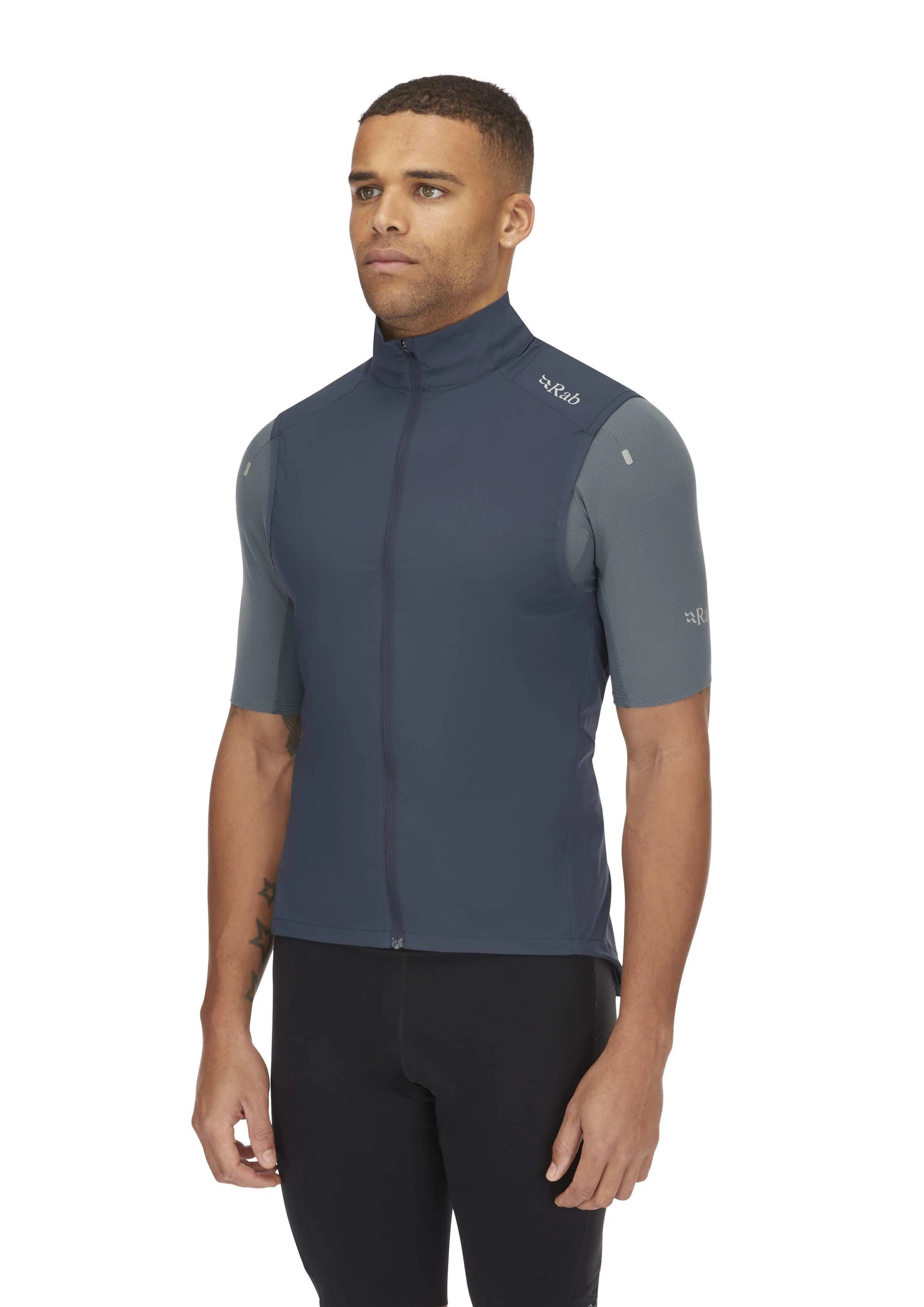 Rab Cinder Windveil Vest Tempest Blue / XXL