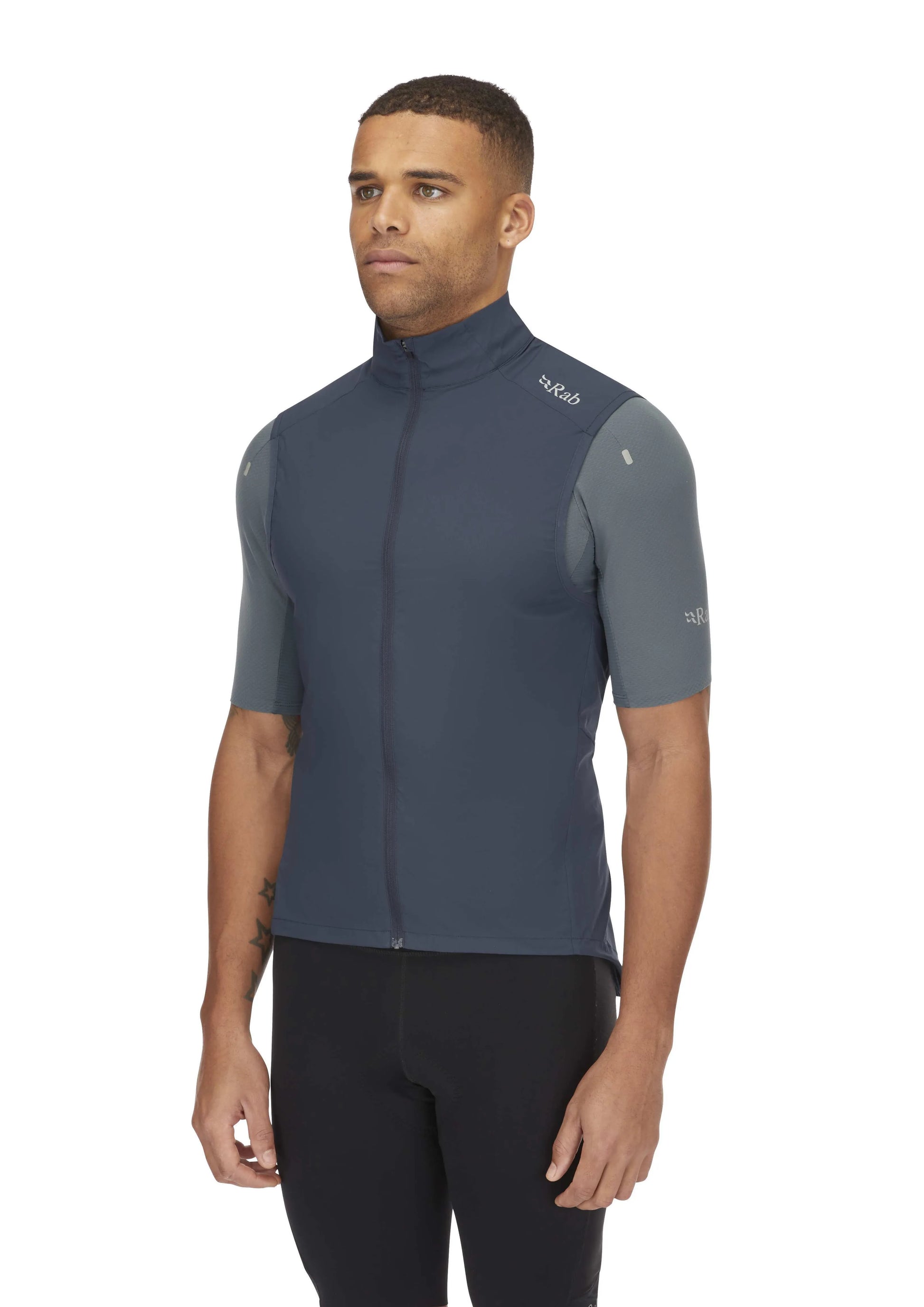 Rab Cinder Windveil Vest Tempest Blue / XXL