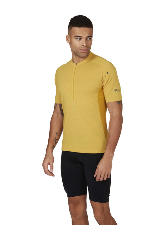 Rab Cindercrino Zip Tee Sahara / XL