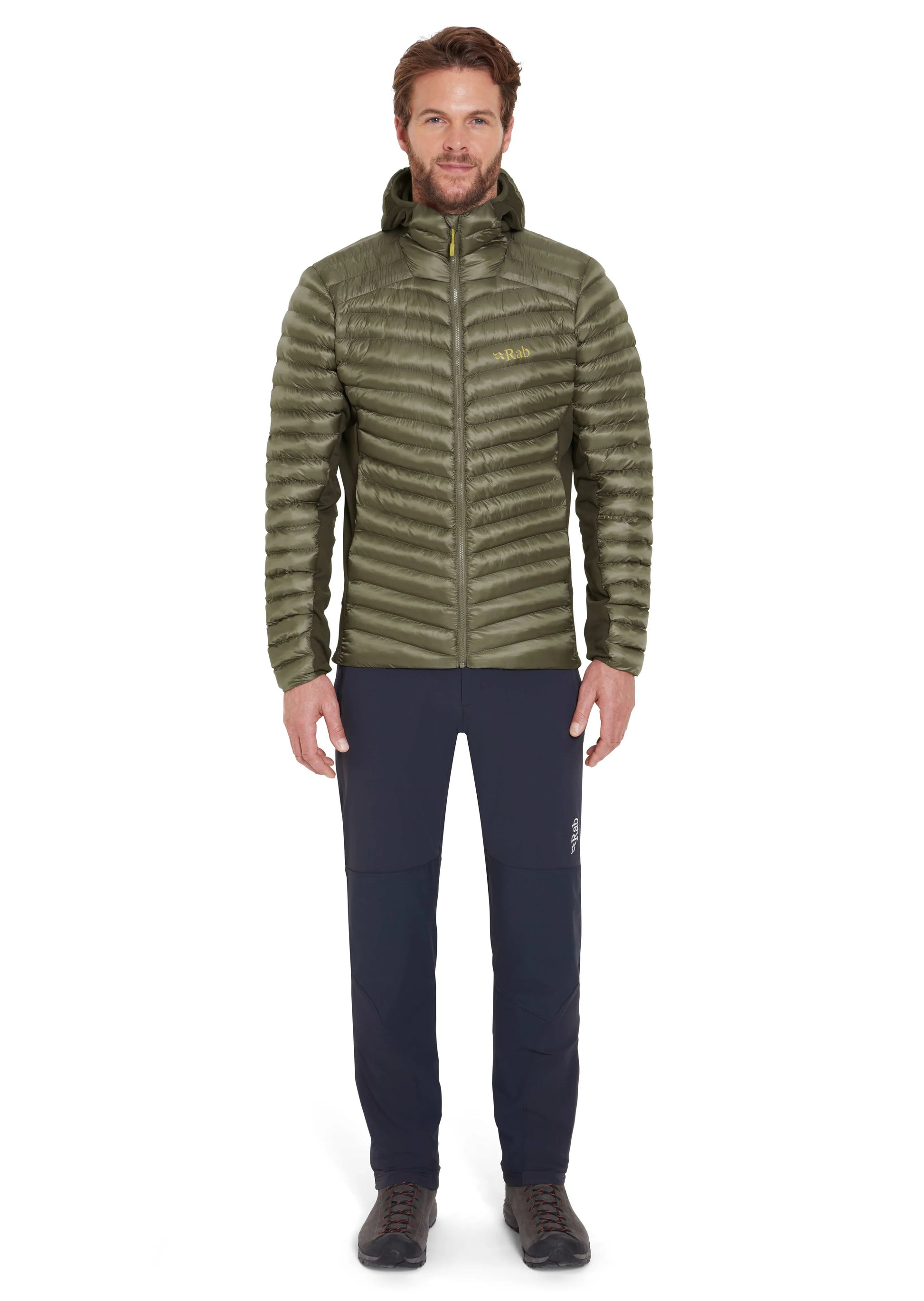 Rab Cirrus Flex Hoody Light Khaki/Army / XXL