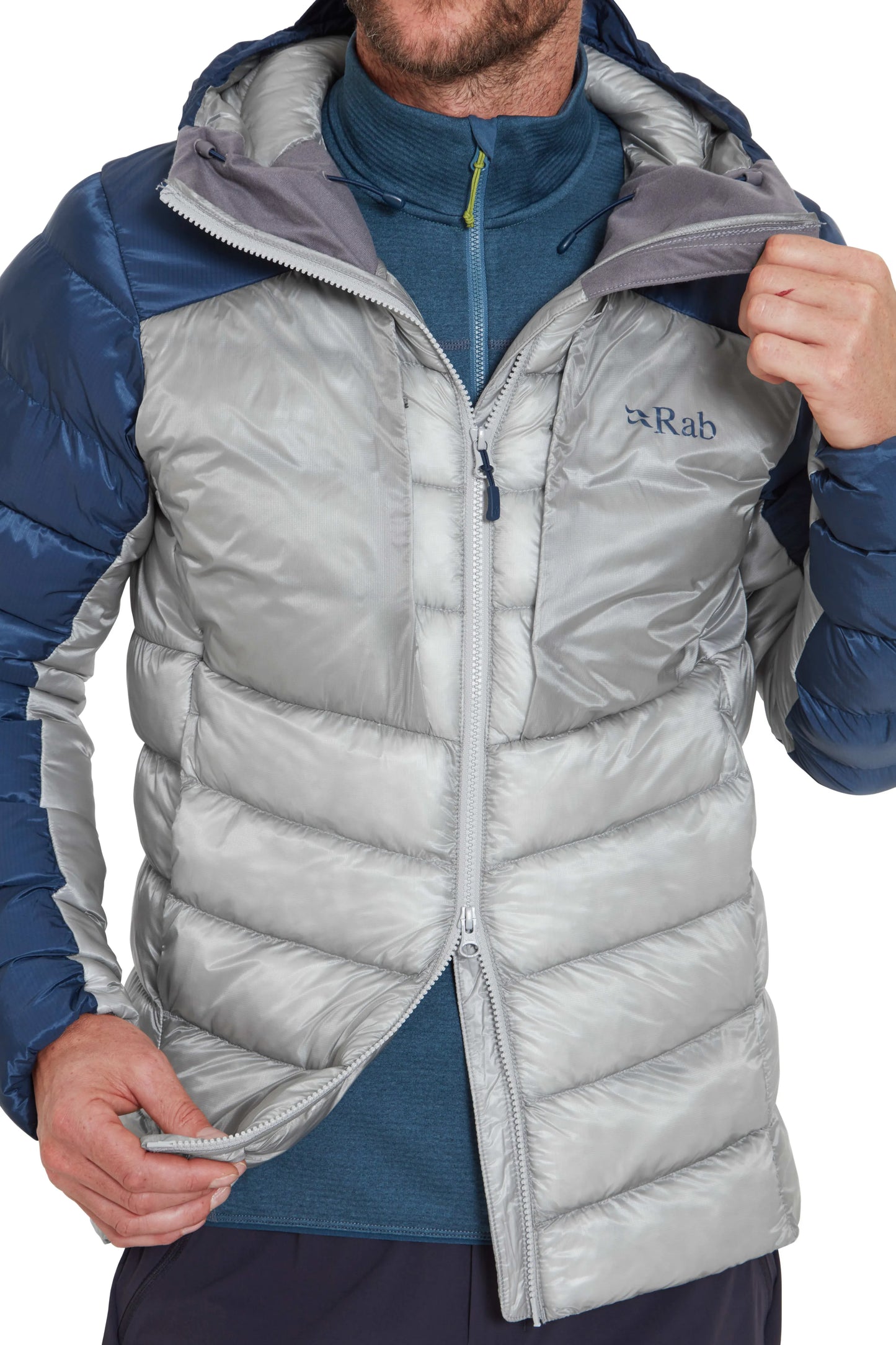 Rab Cirrus Ultra Hoody Tempest Blue/Light Zinc / XXL