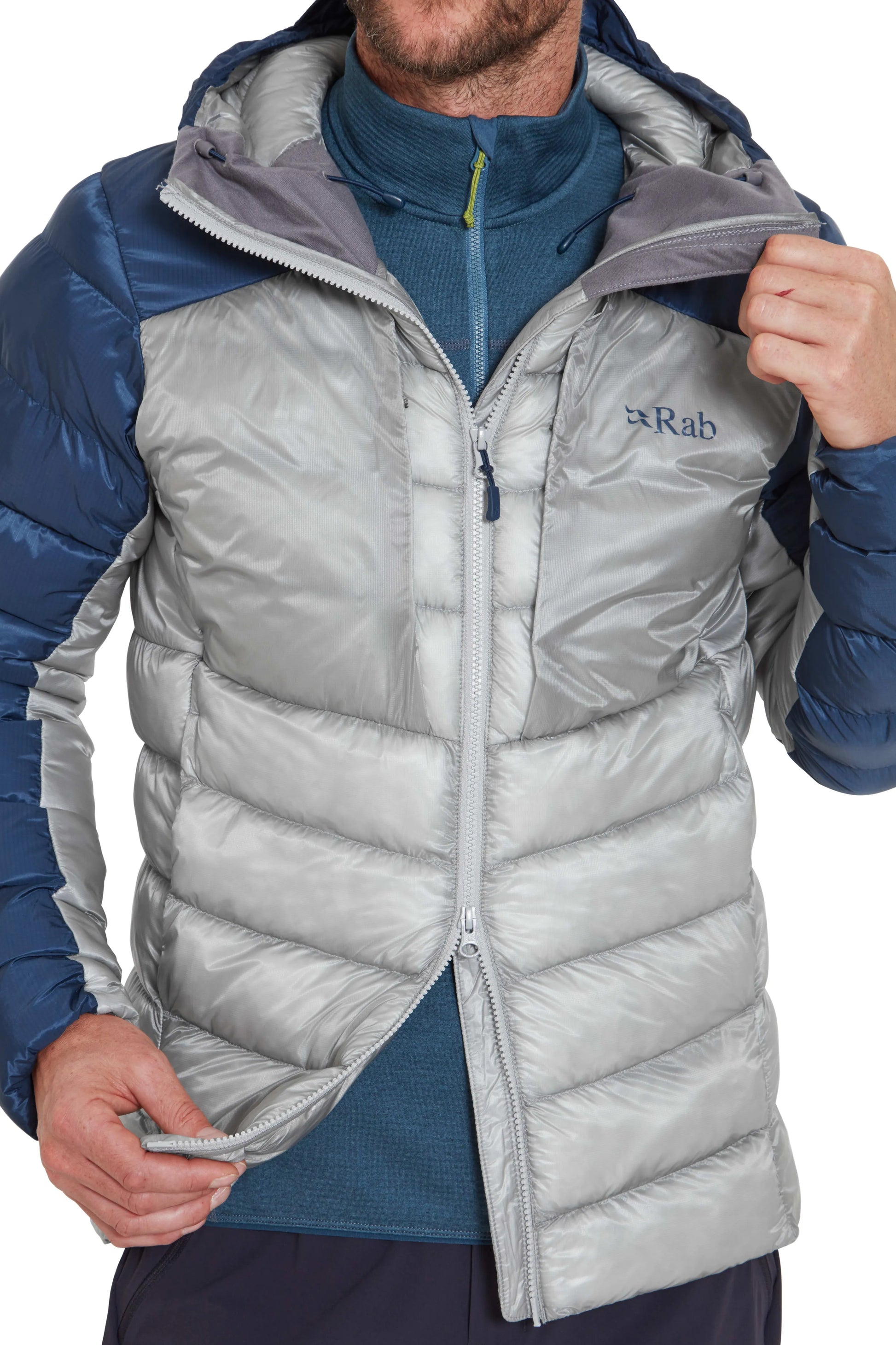 Rab Cirrus Ultra Hoody Tempest Blue/Light Zinc / XXL