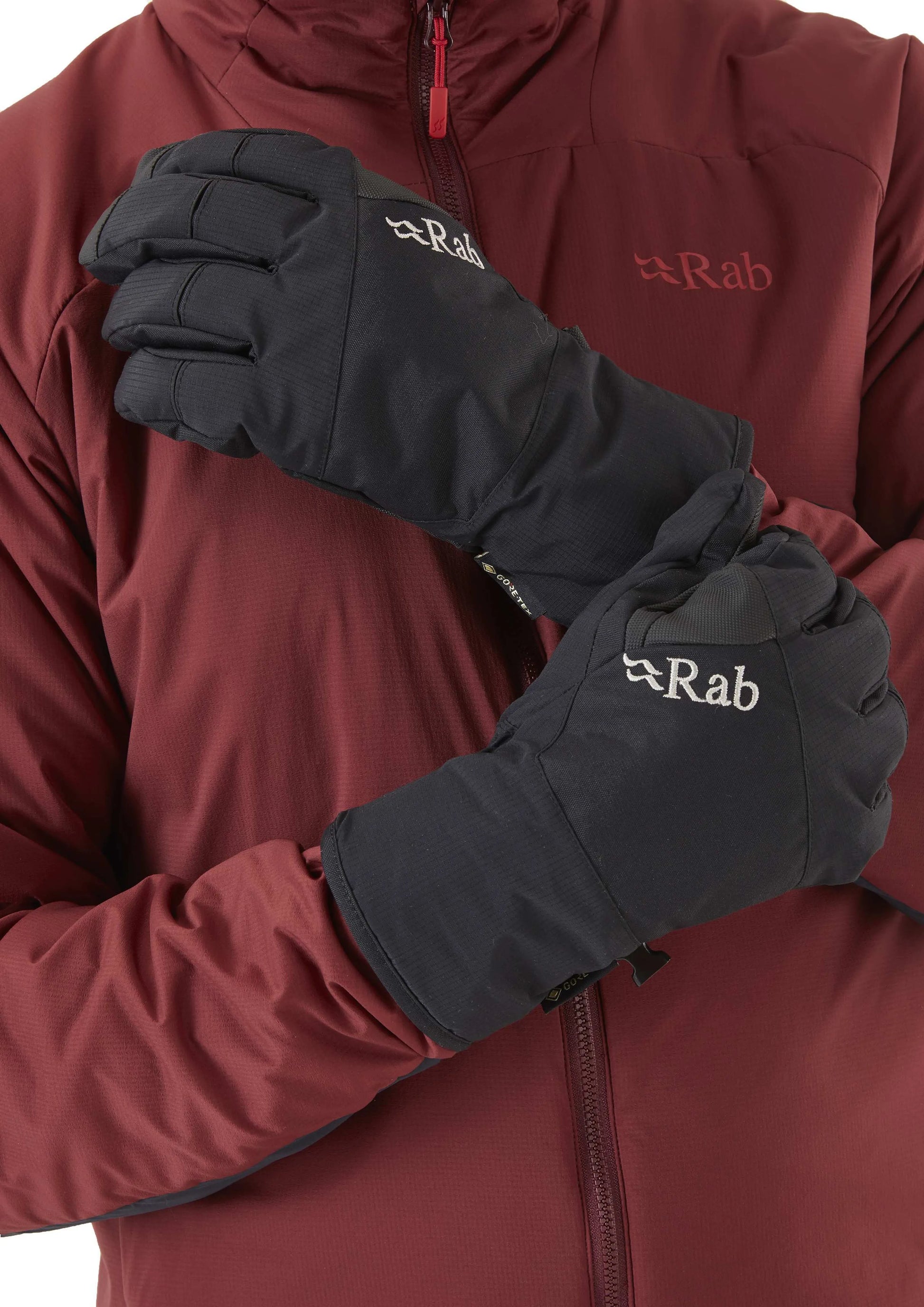 Rab Cresta GTX Gloves Black/Black / XL