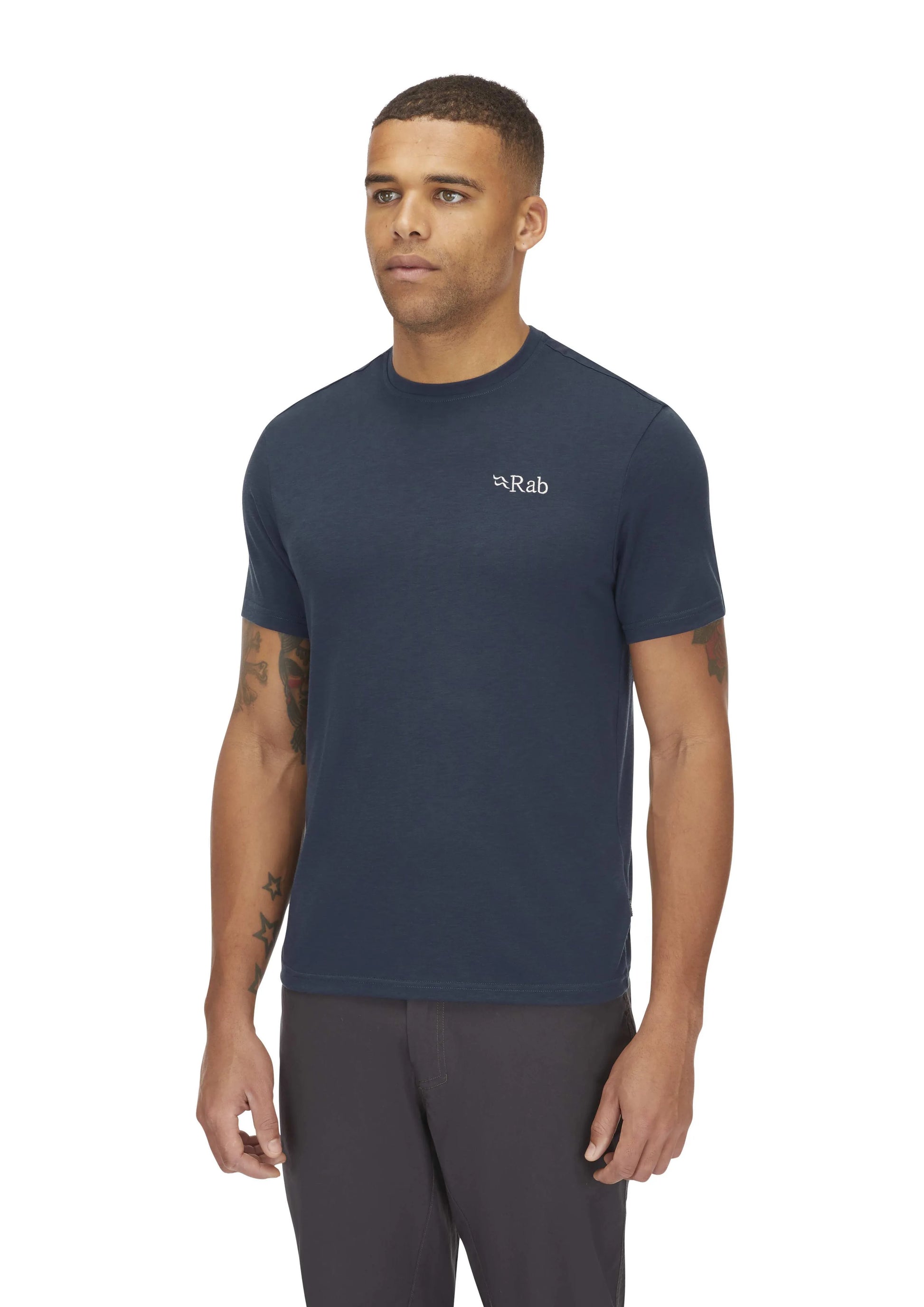 Rab Crimp Logo Tee Tempest Blue / XXL