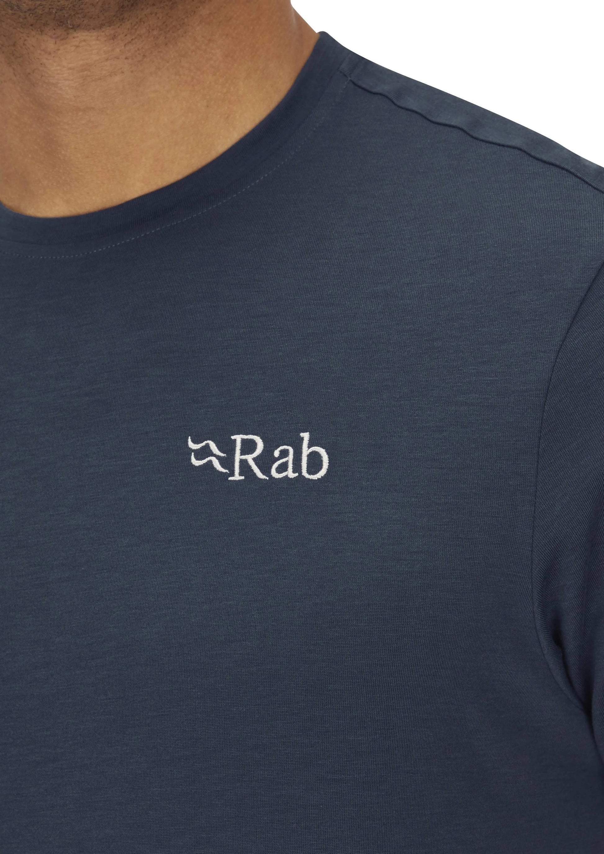 Rab Crimp Logo Tee Tempest Blue / XXL