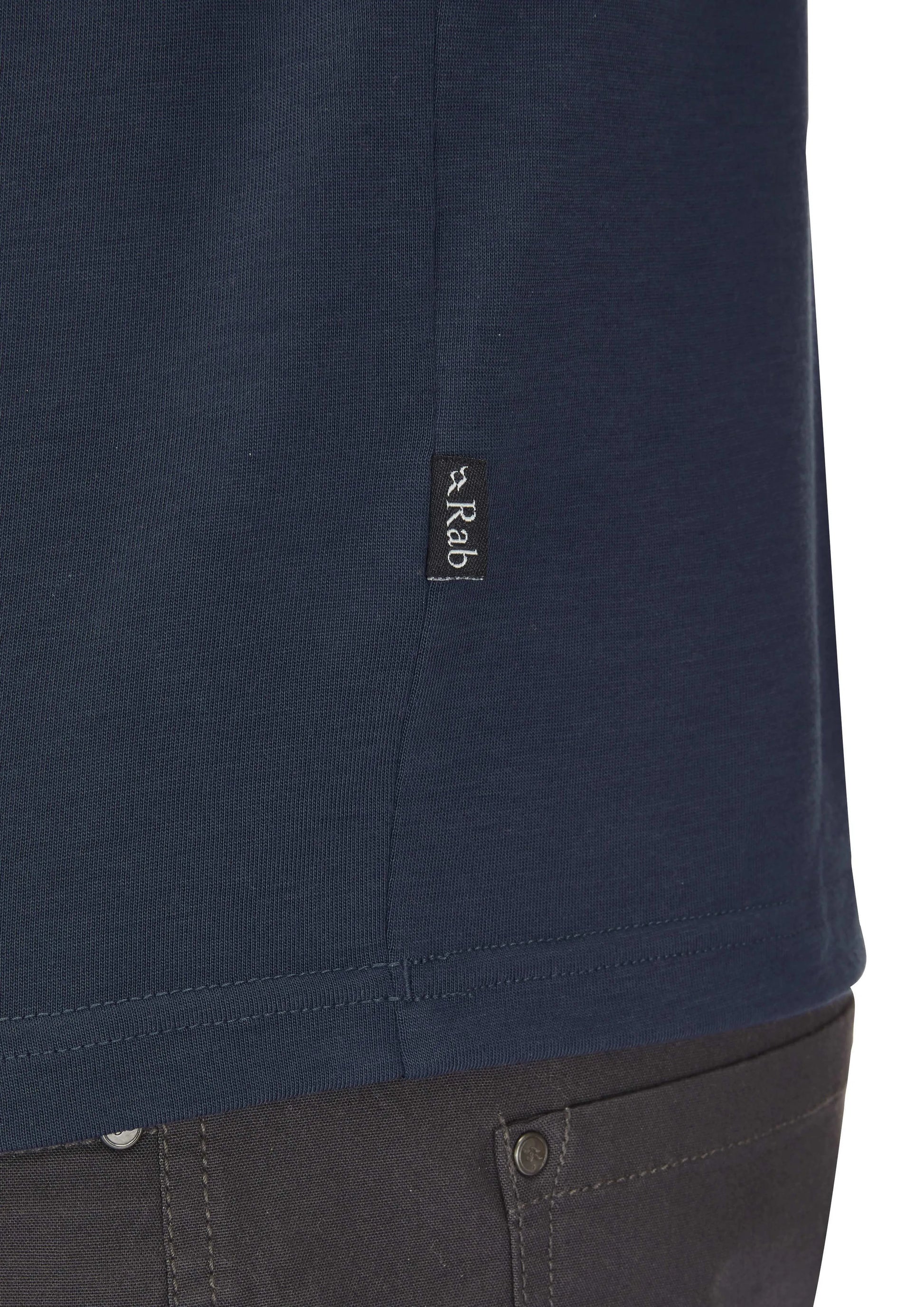 Rab Crimp Logo Tee Tempest Blue / XXL