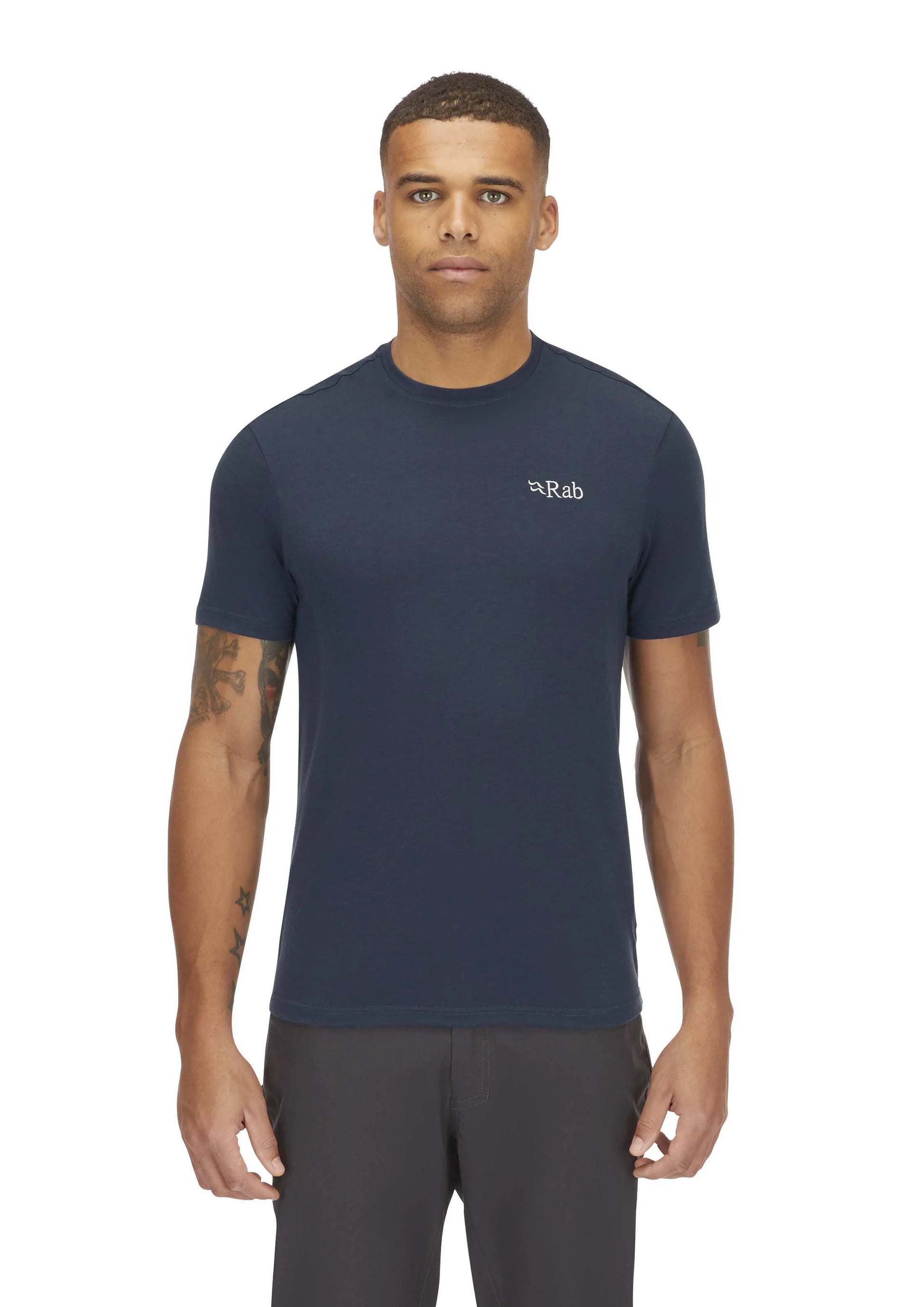Rab Crimp Logo Tee Tempest Blue / XXL