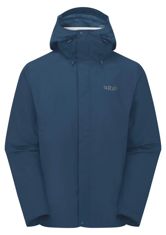 Rab Downpour Jacket Tempest Blue / XXL