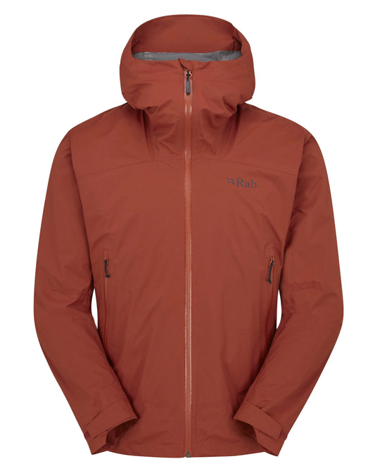 Rab Downpour Light Jacket Tuscan Red / XXL