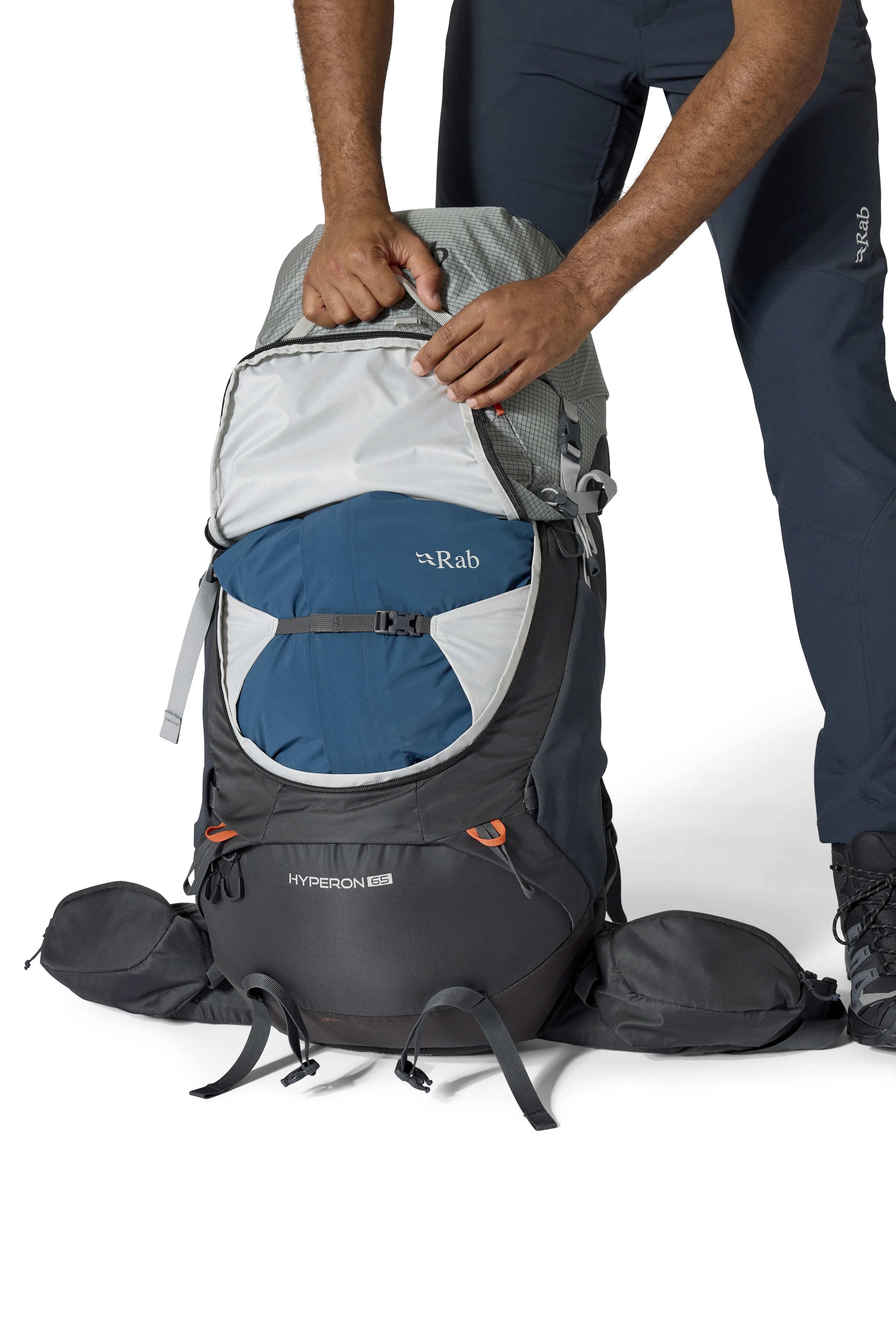 Rab Hyperon 65 Dark Pewter/Anthracite / MLG