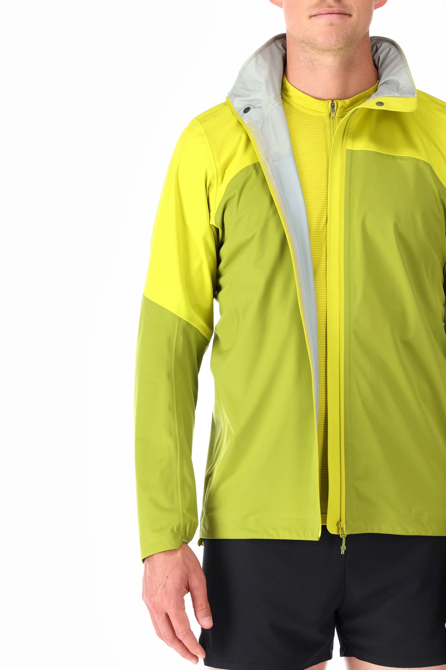 Rab Kinetic Ultra Jacket Aspen Green/Zest / XXL