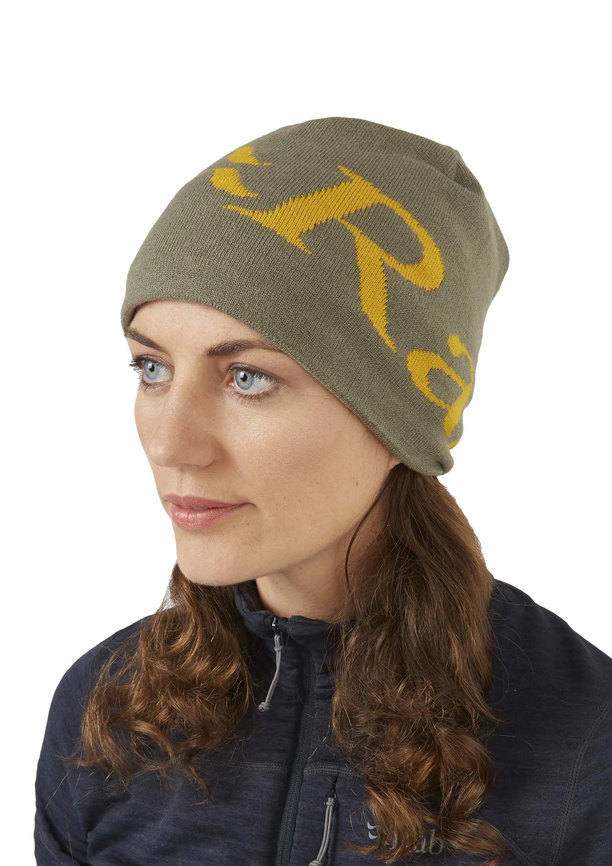 Rab Logo Beanie Light Khaki/Sahara / ONE