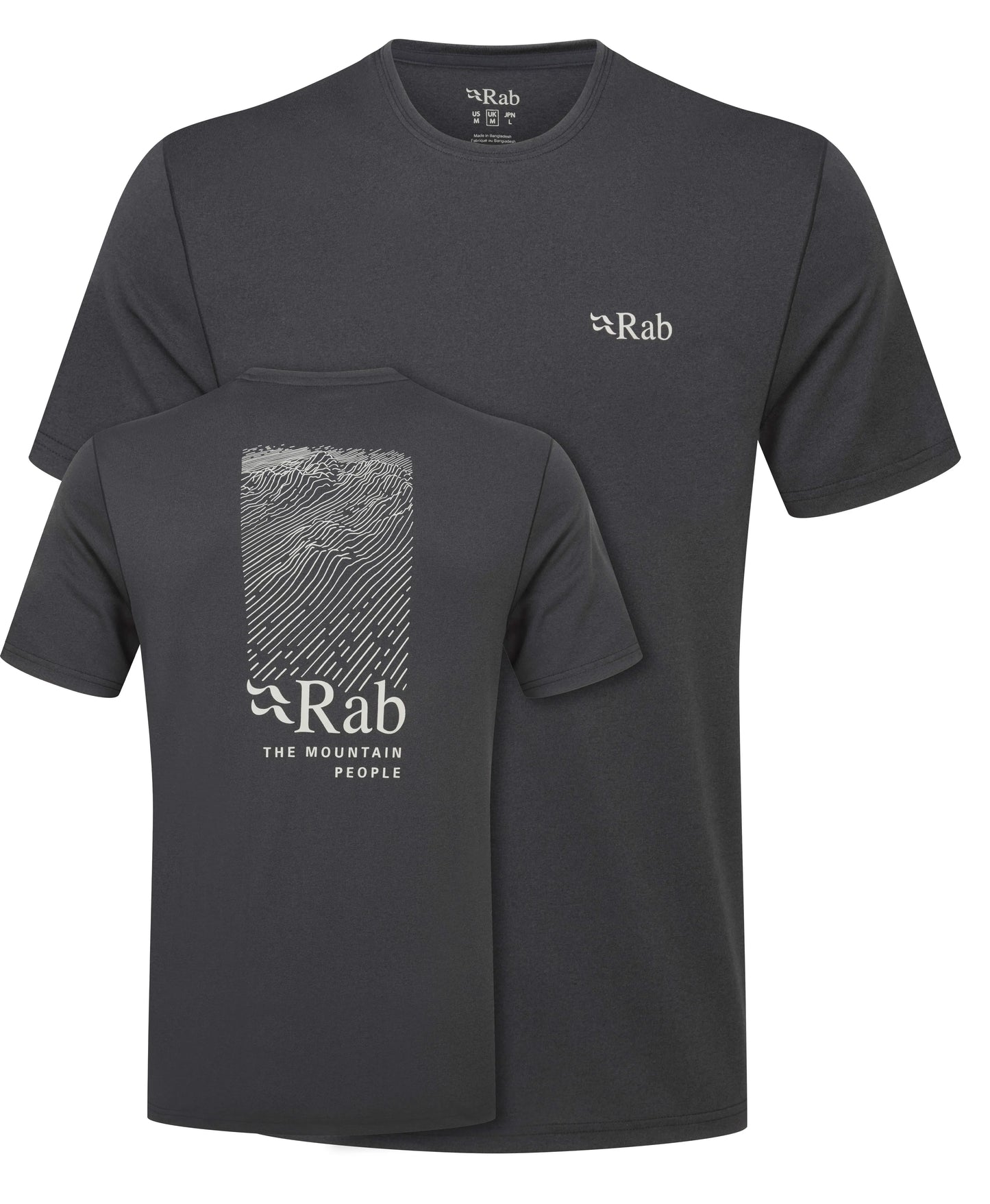 Rab Mantle Ridge Tee Ebony / XXL