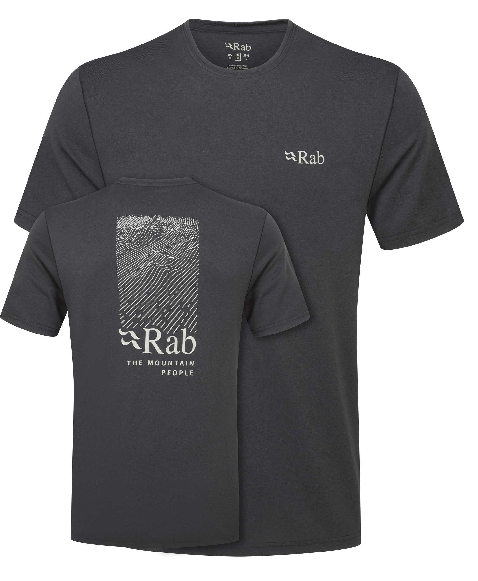 Rab Mantle Ridge Tee Ebony / XXL