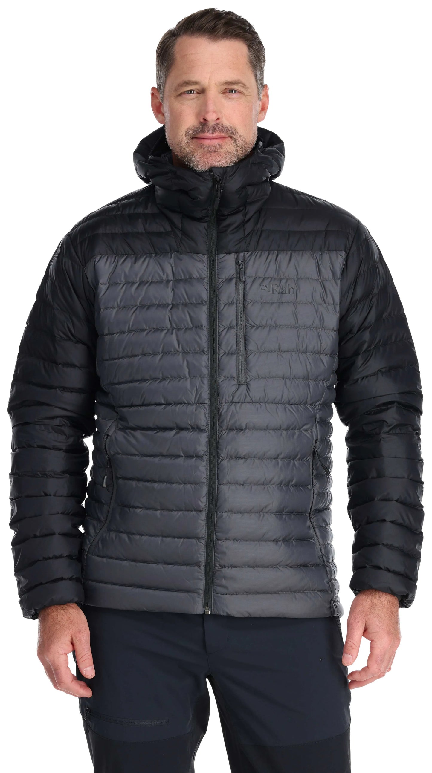 Rab Microlight Alpine Jacket Black/Graphene / XXL