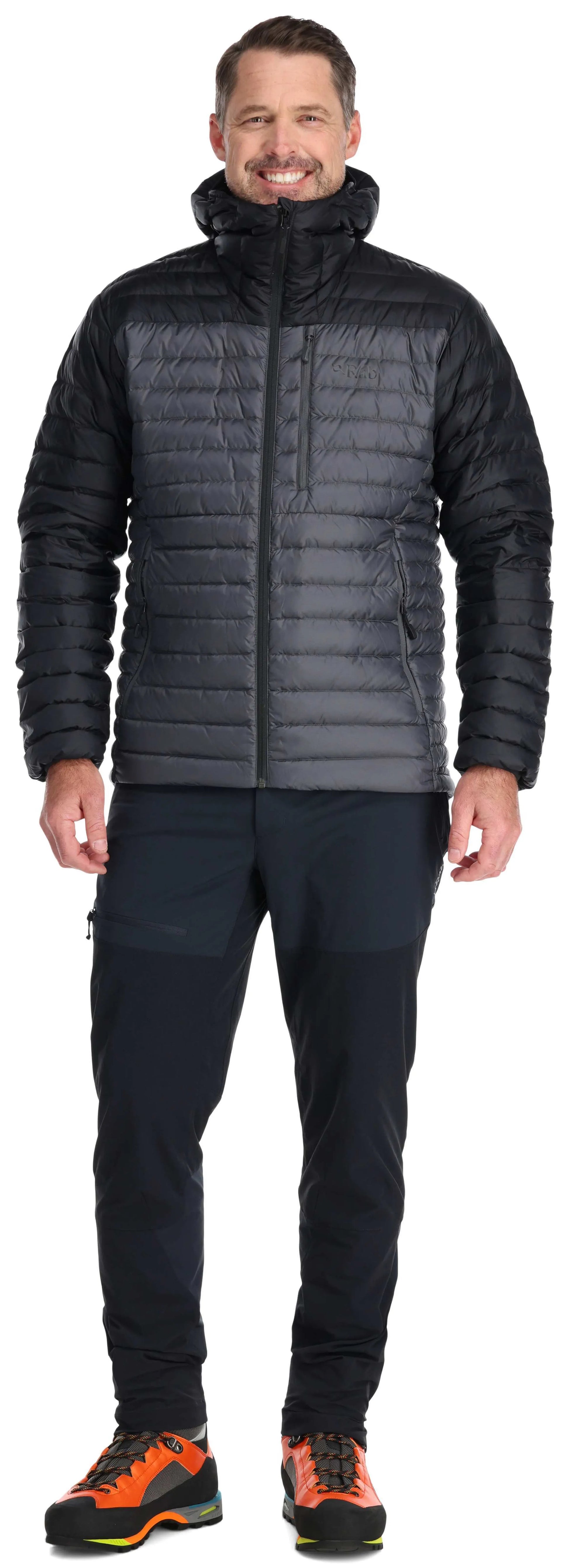 Rab Microlight Alpine Jacket Black/Graphene / XXL