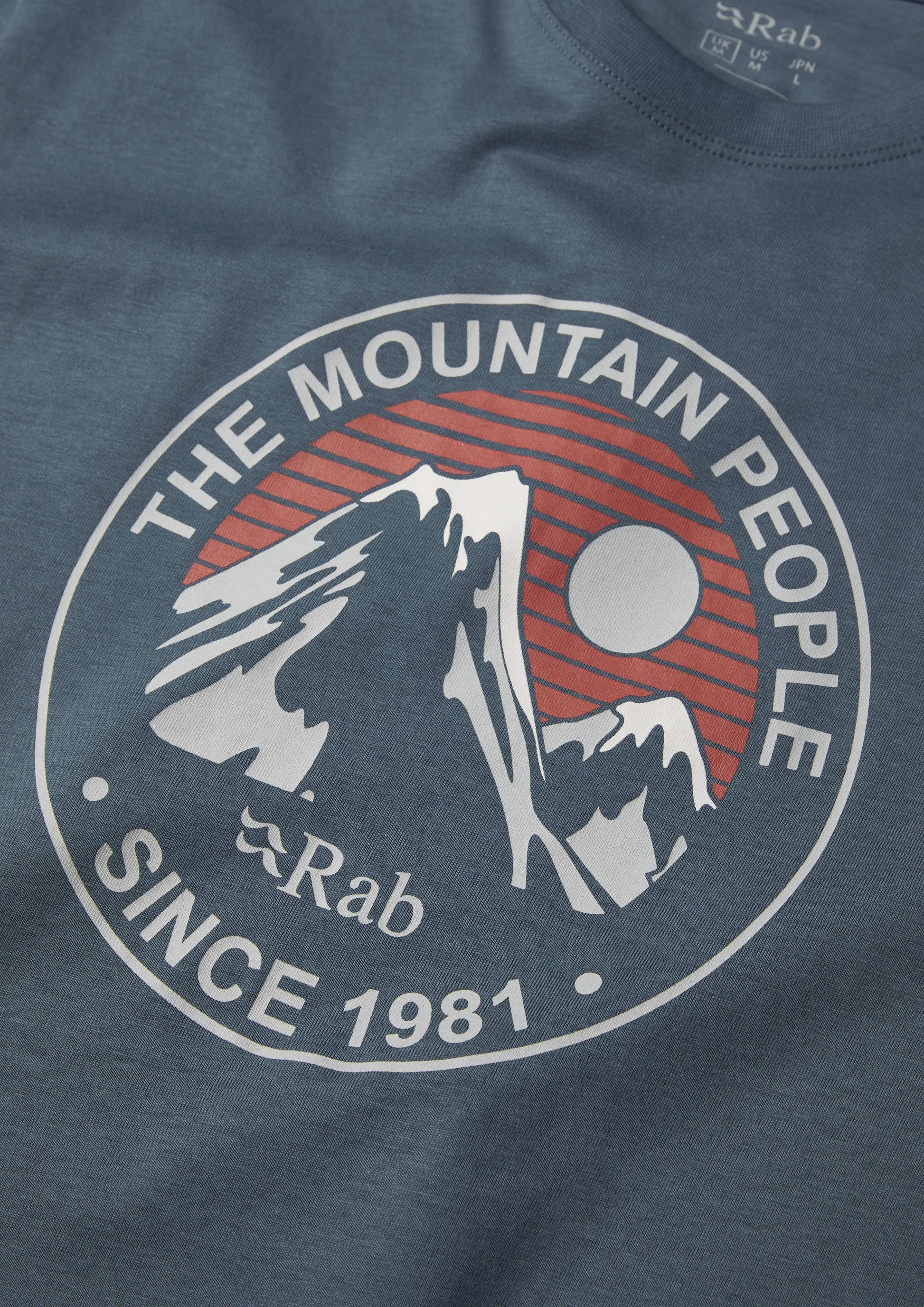 Rab Stance Alpine Peak Tee Orion Blue / XXL
