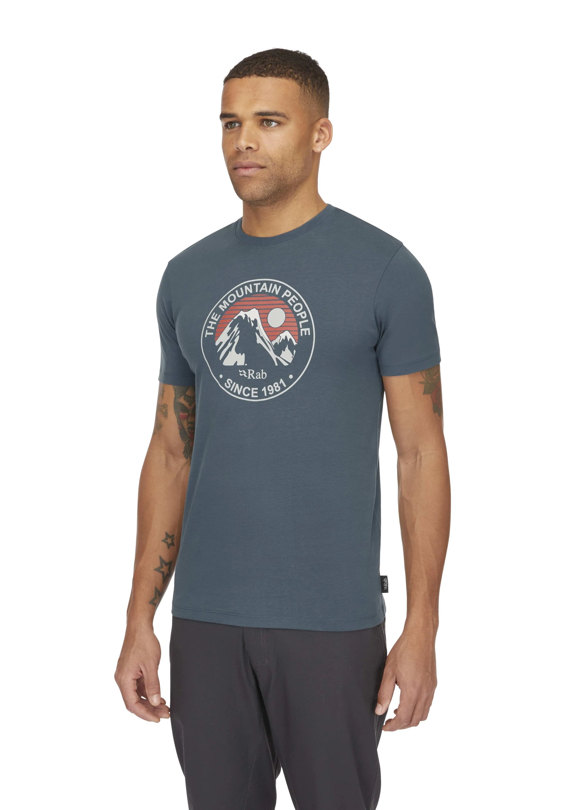 Rab Stance Alpine Peak Tee Orion Blue / XXL