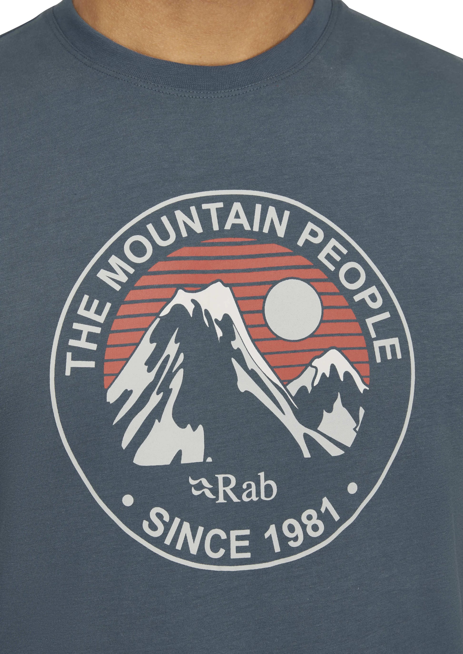 Rab Stance Alpine Peak Tee Orion Blue / XXL