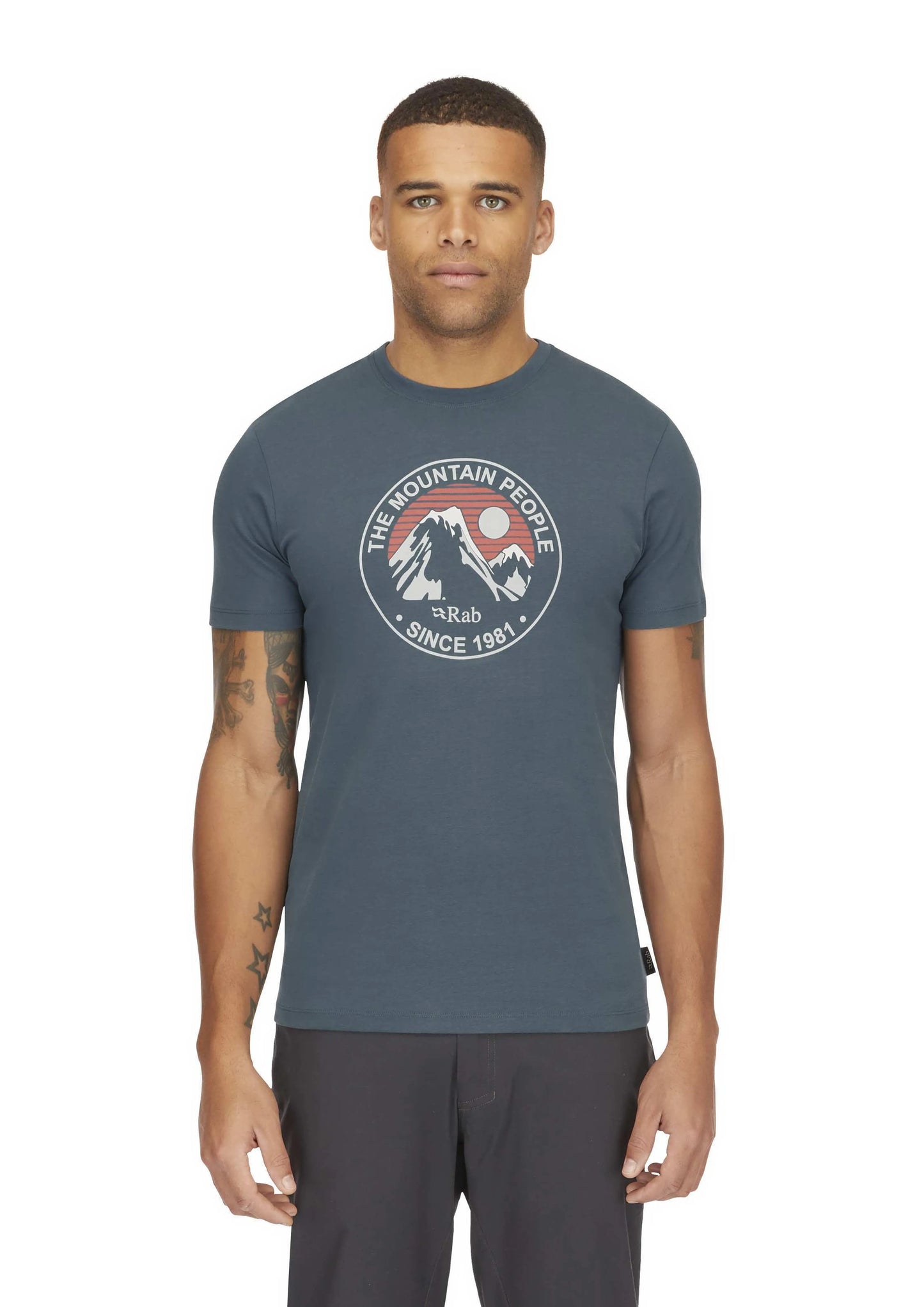 Rab Stance Alpine Peak Tee Orion Blue / XXL