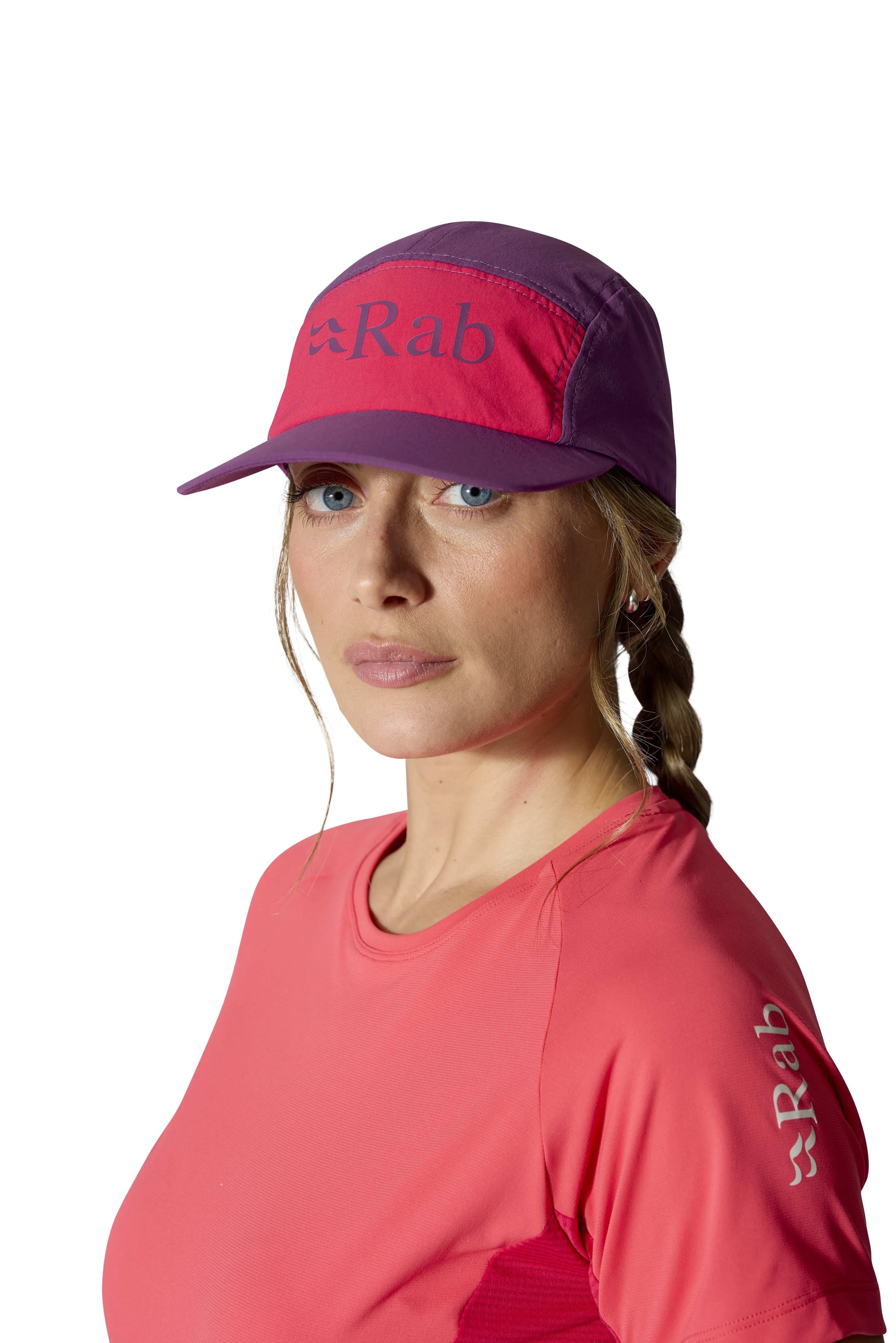 Rab Talus 5 Panel Cap Plum/Watermelon / ONE