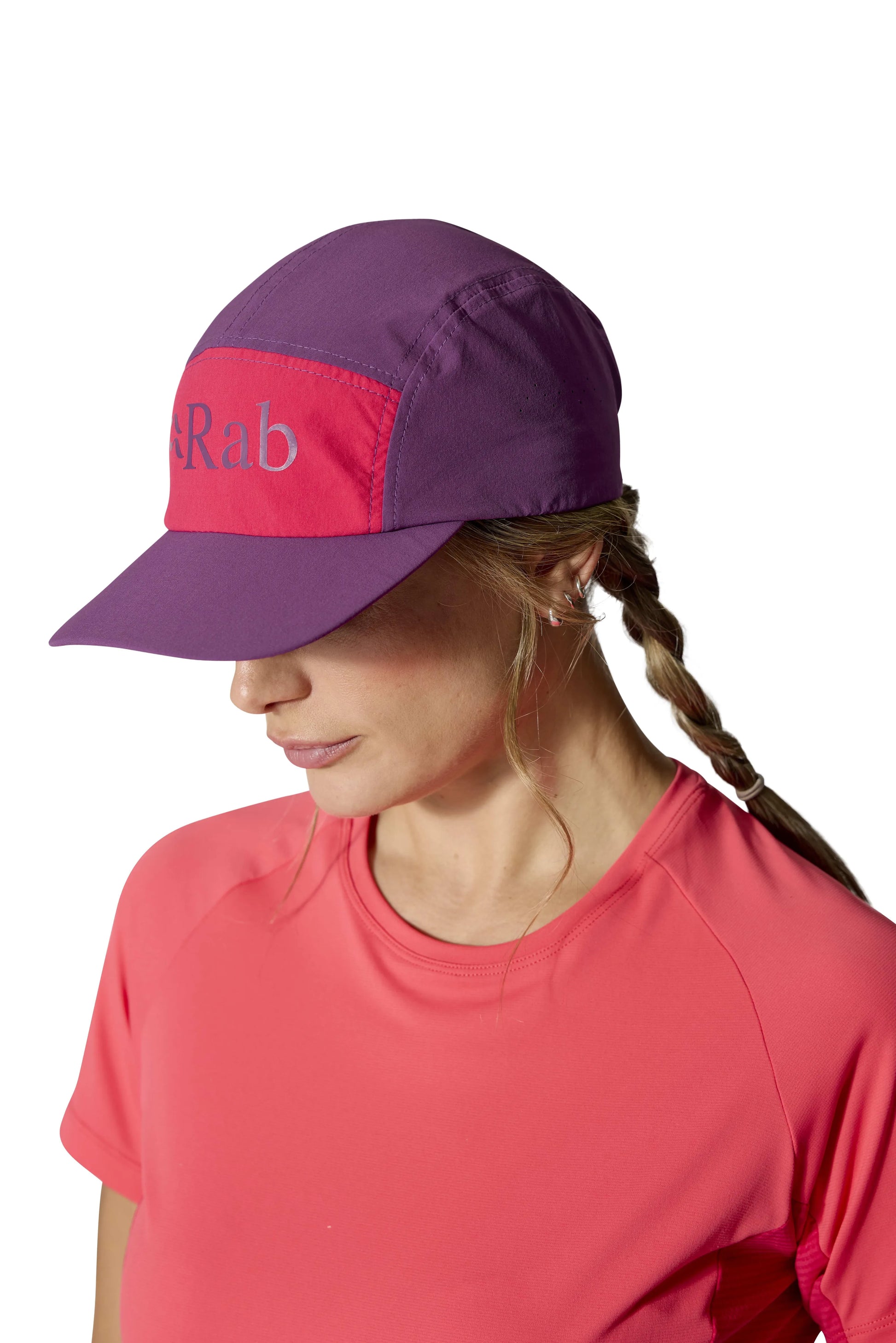 Rab Talus 5 Panel Cap Plum/Watermelon / ONE