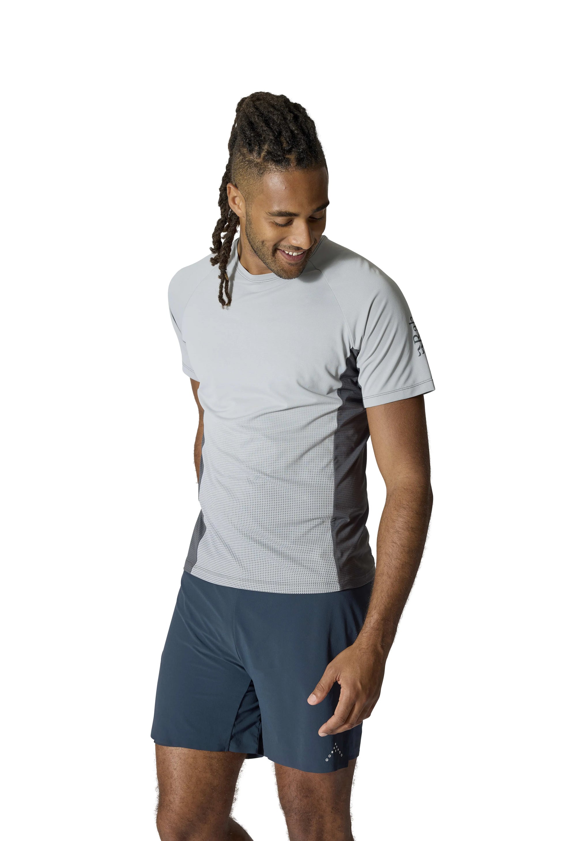 Rab Trail Tee Dark Pewtwer/Graphene / XXL