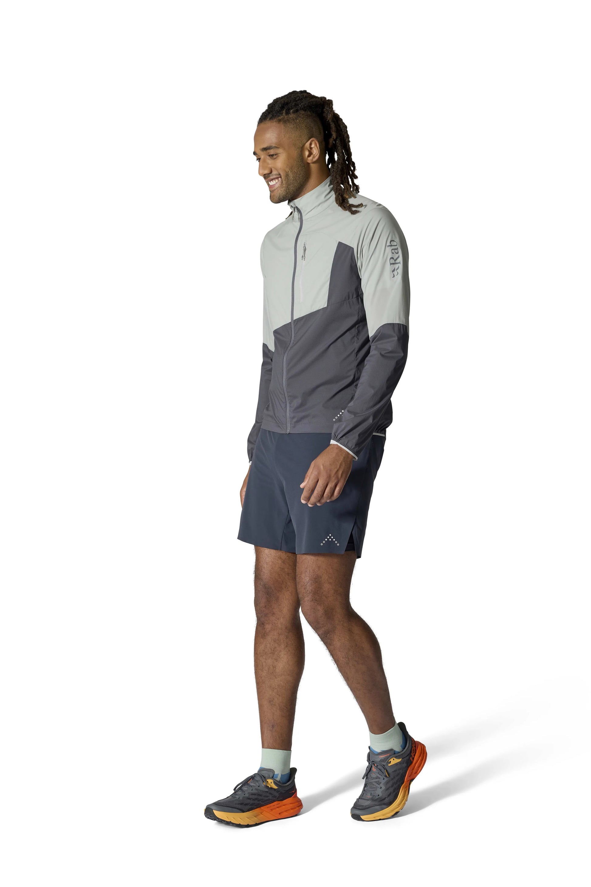 Rab Windveil Jacket Light Zinc/Graphene / XXL
