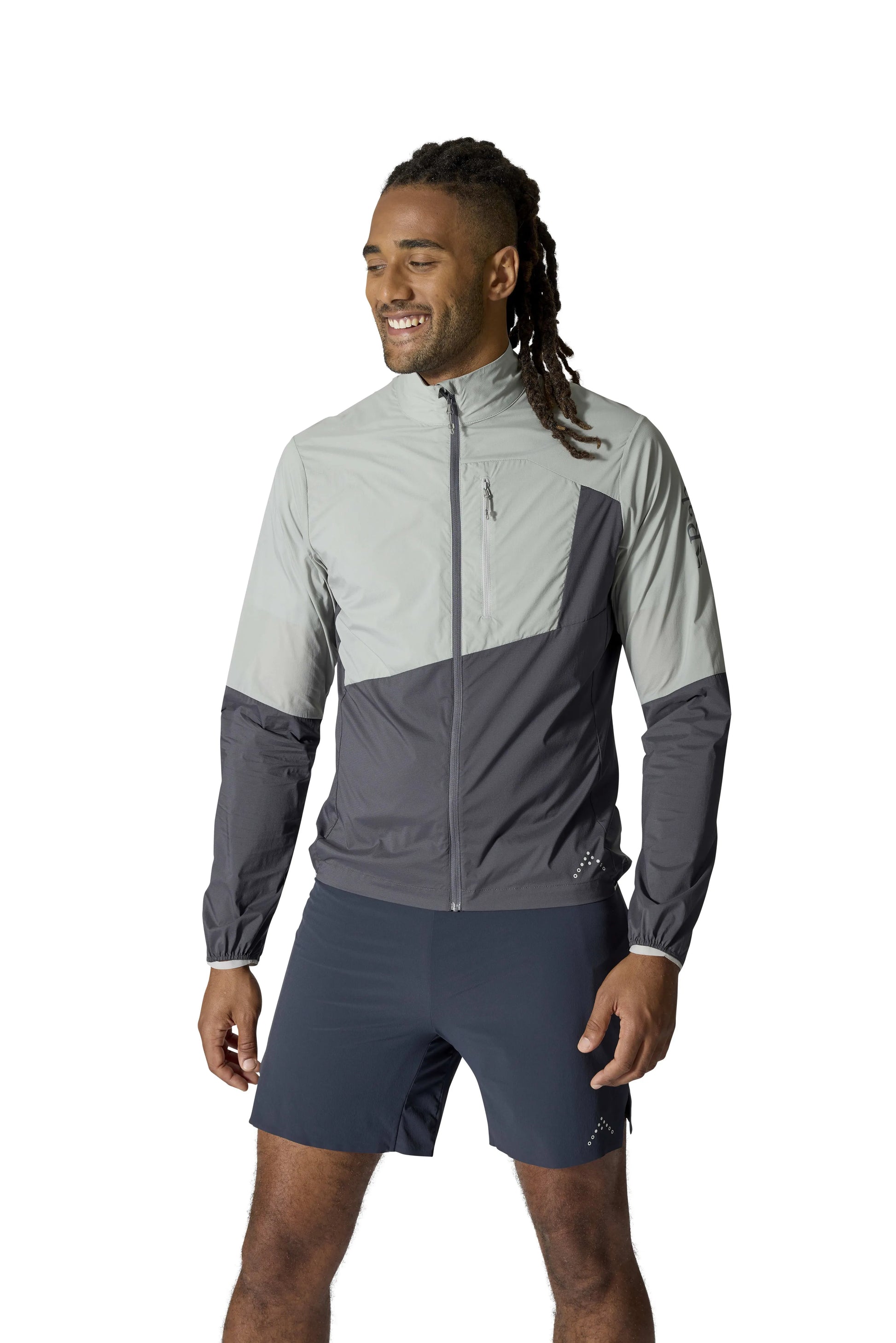 Rab Windveil Jacket Light Zinc/Graphene / XXL