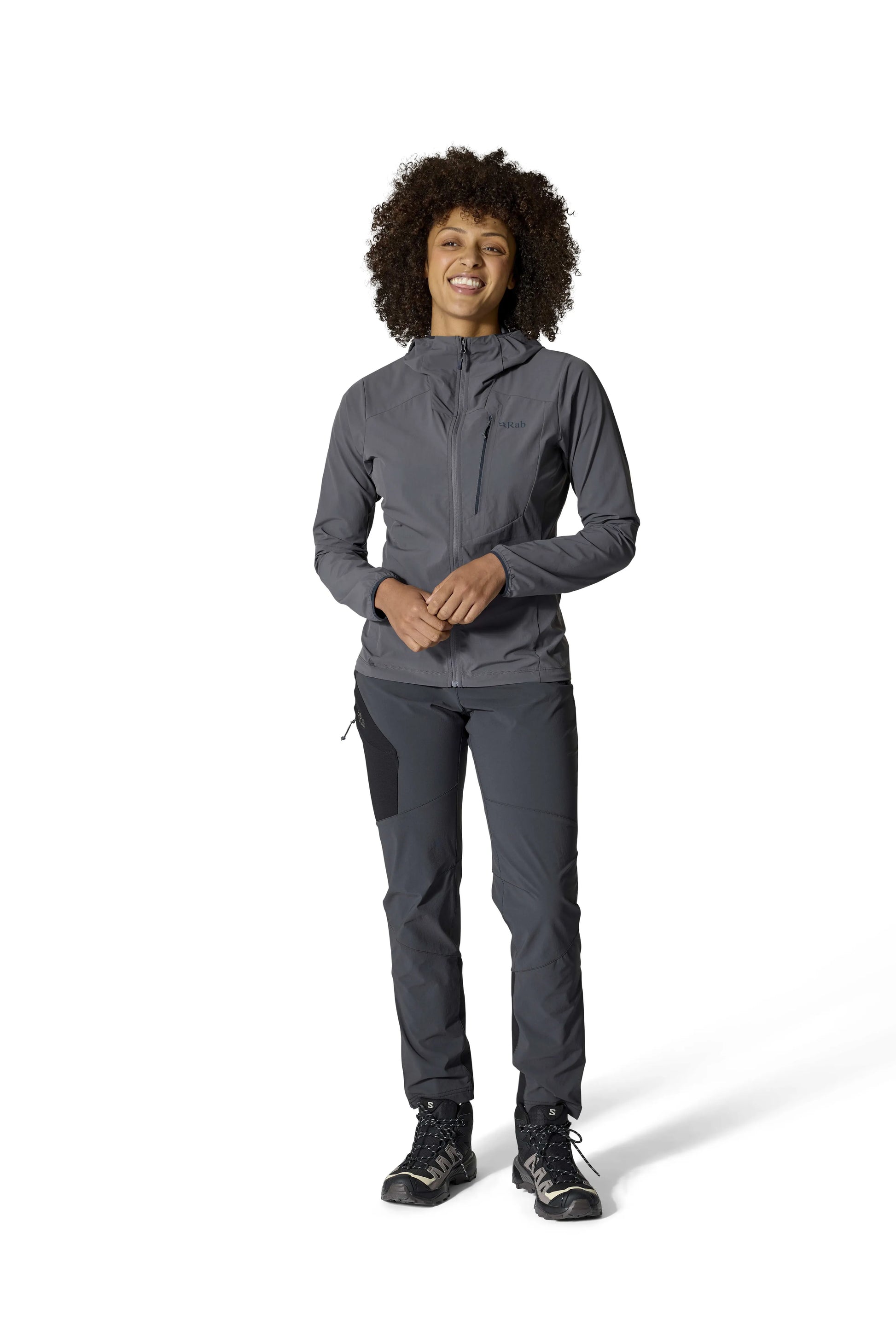 Rab Borealis Alpine Hoody Wmns Graphene / 16/XL