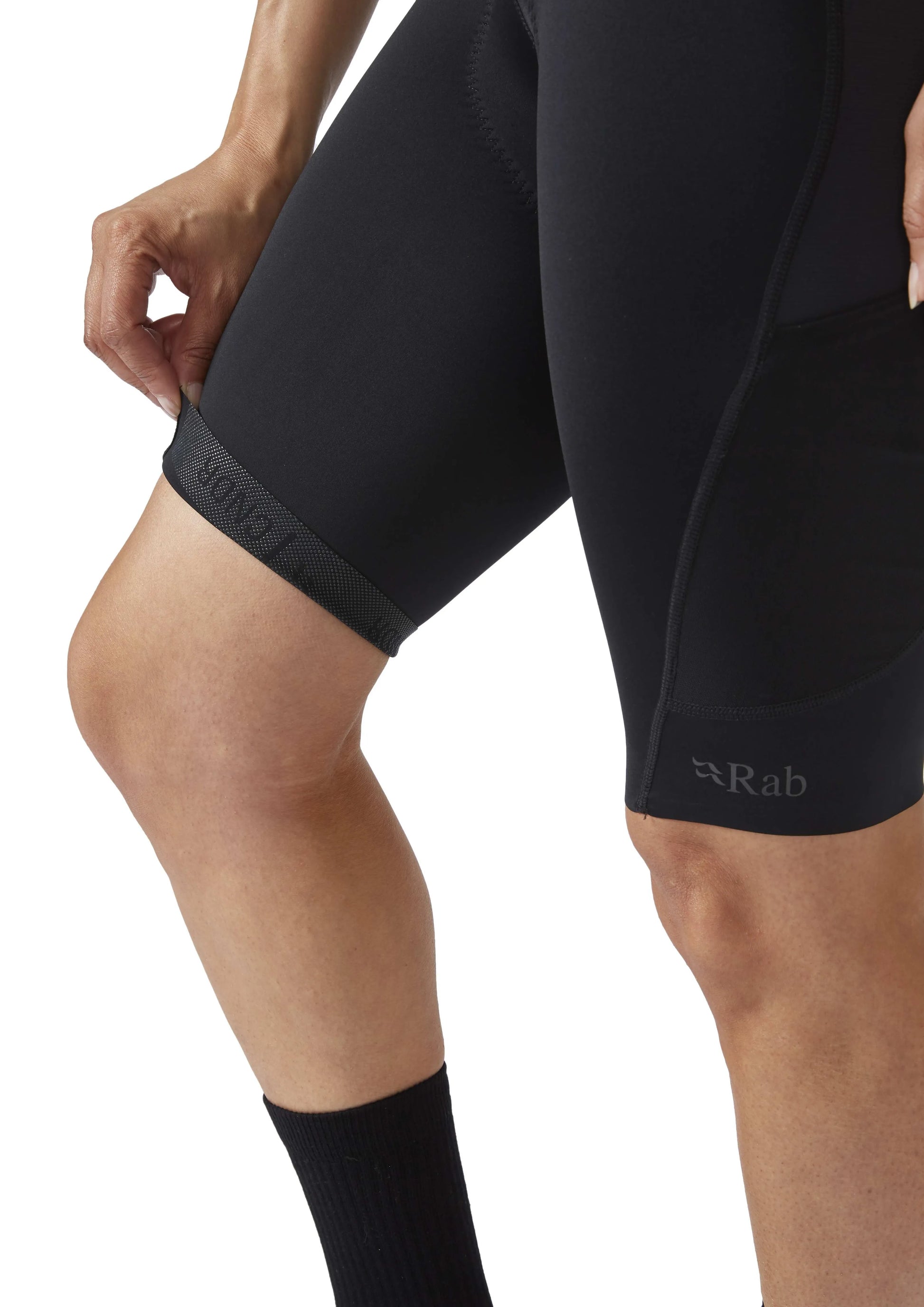 Rab Cinder Cargo Bib Shorts Wmns Black / 16/XL