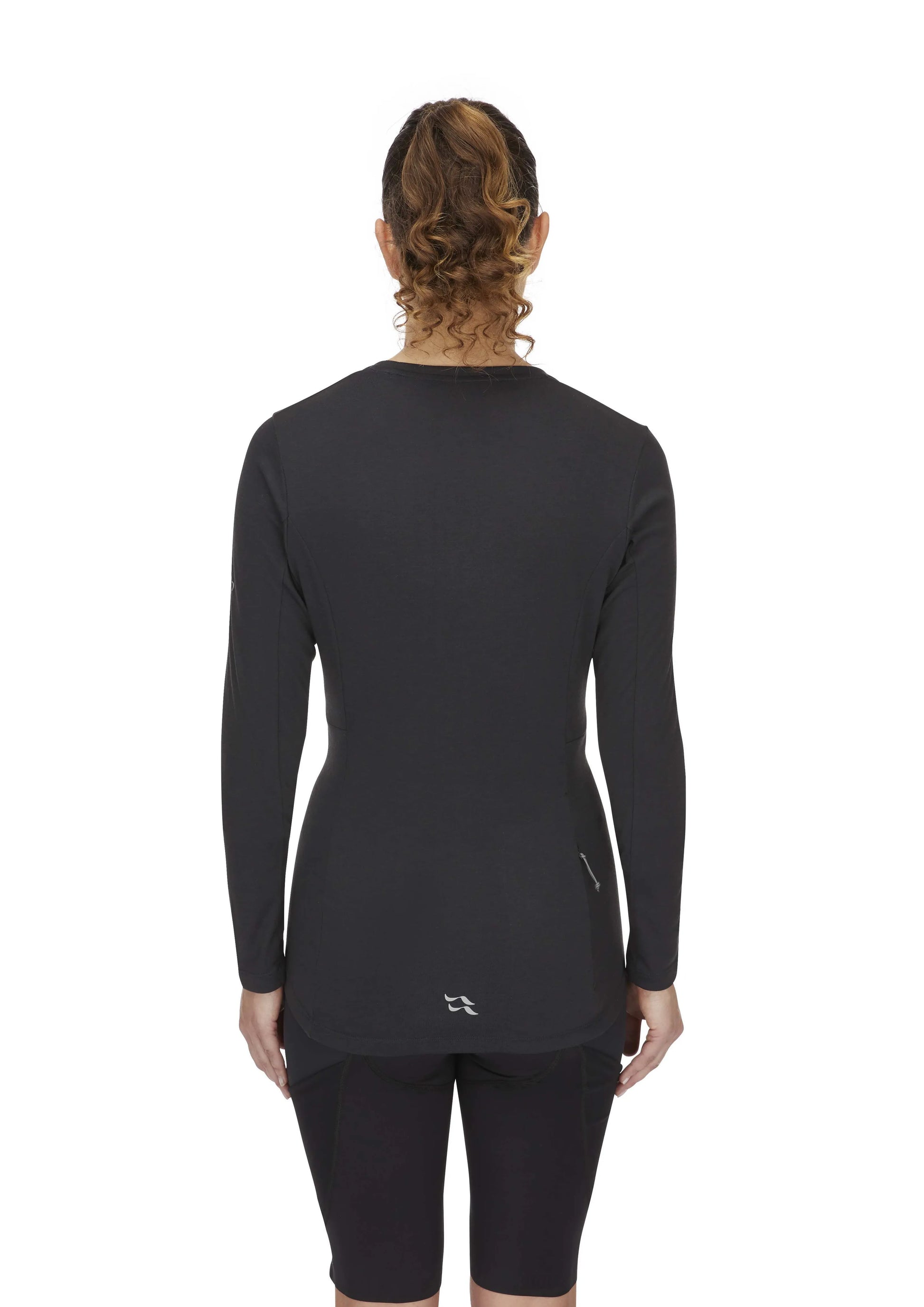 Rab Cinder Crimp LS Tee Wmns Beluga / 16/XL