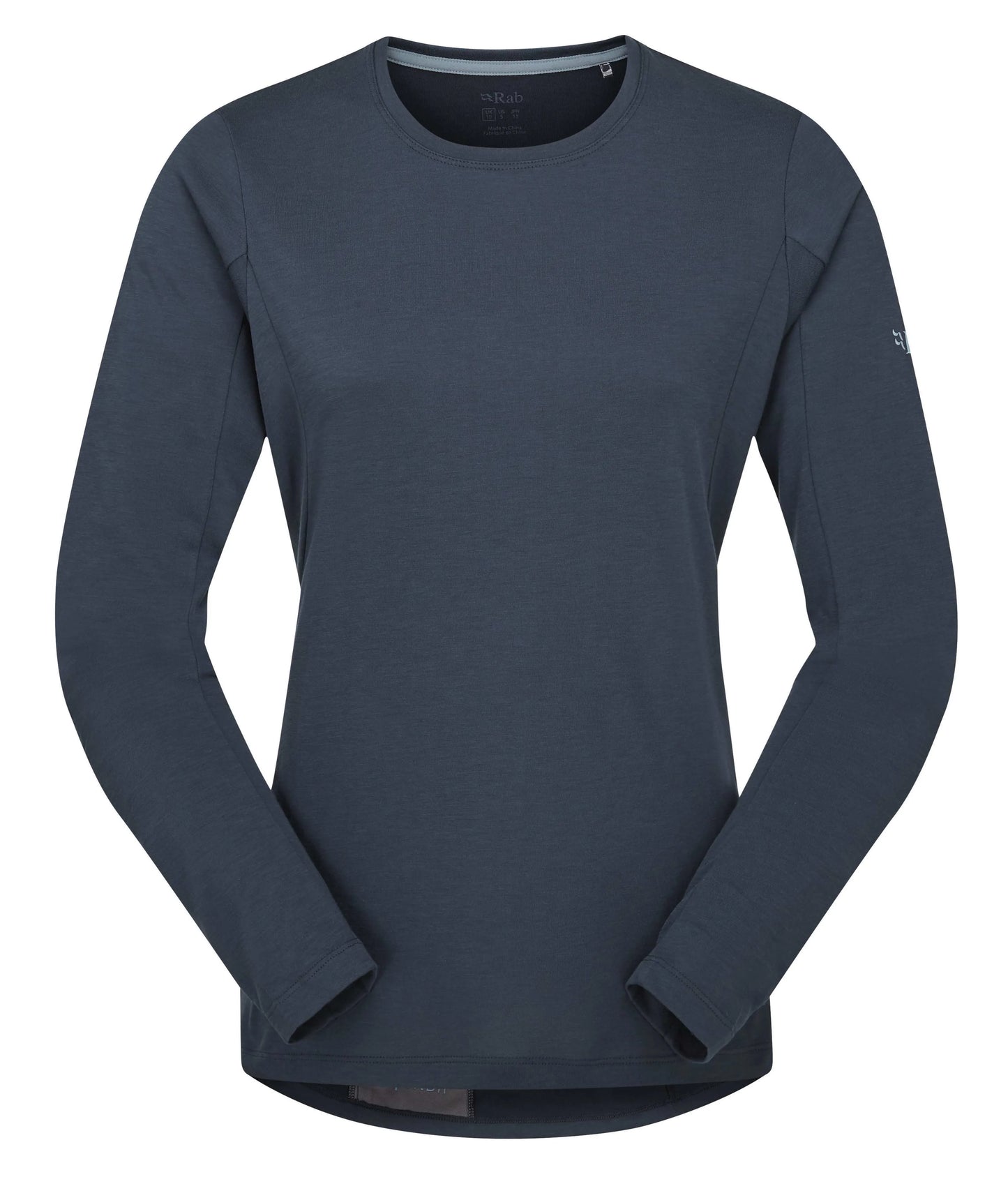 Rab Cinder Crimp LS Tee Wmns Tempest Blue / 16/XL