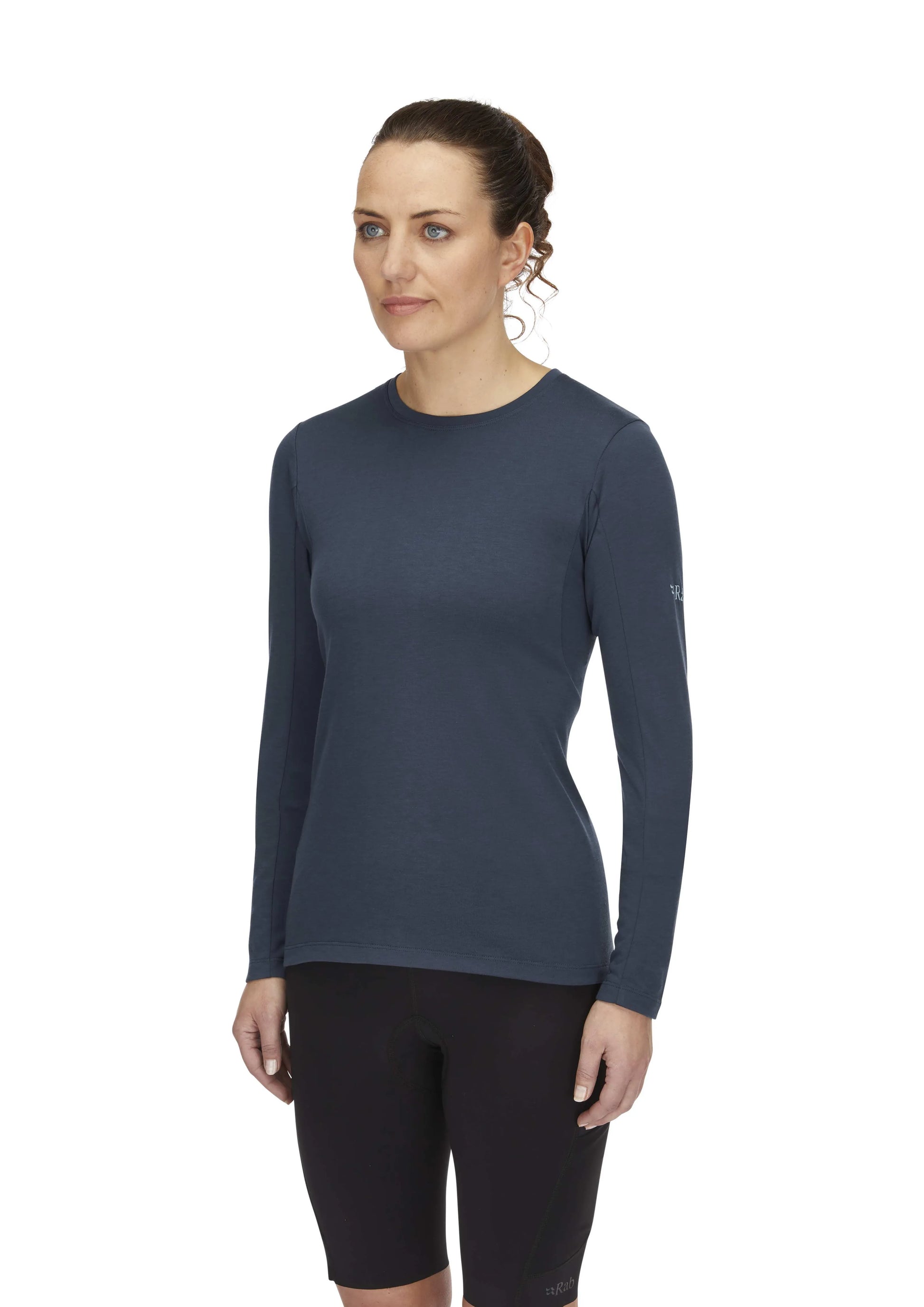 Rab Cinder Crimp LS Tee Wmns Tempest Blue / 16/XL