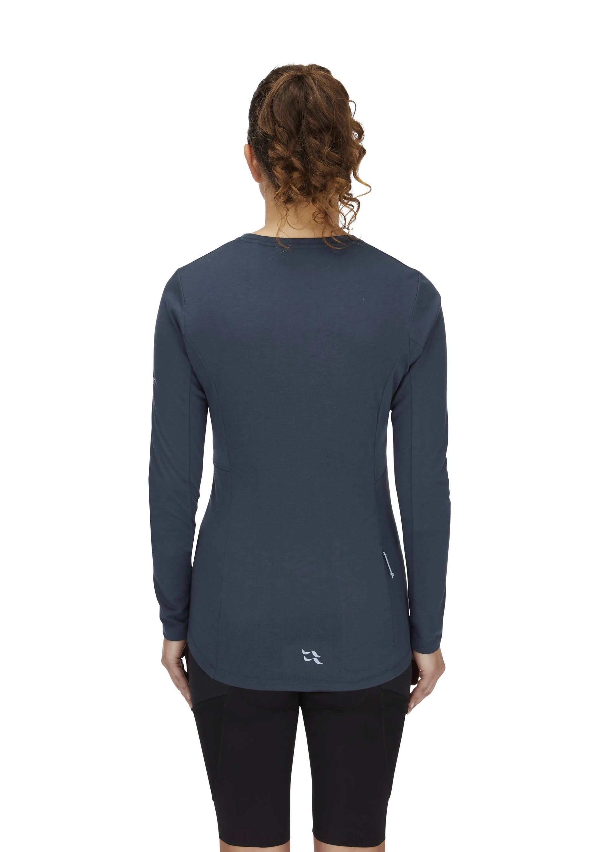Rab Cinder Crimp LS Tee Wmns Tempest Blue / 16/XL